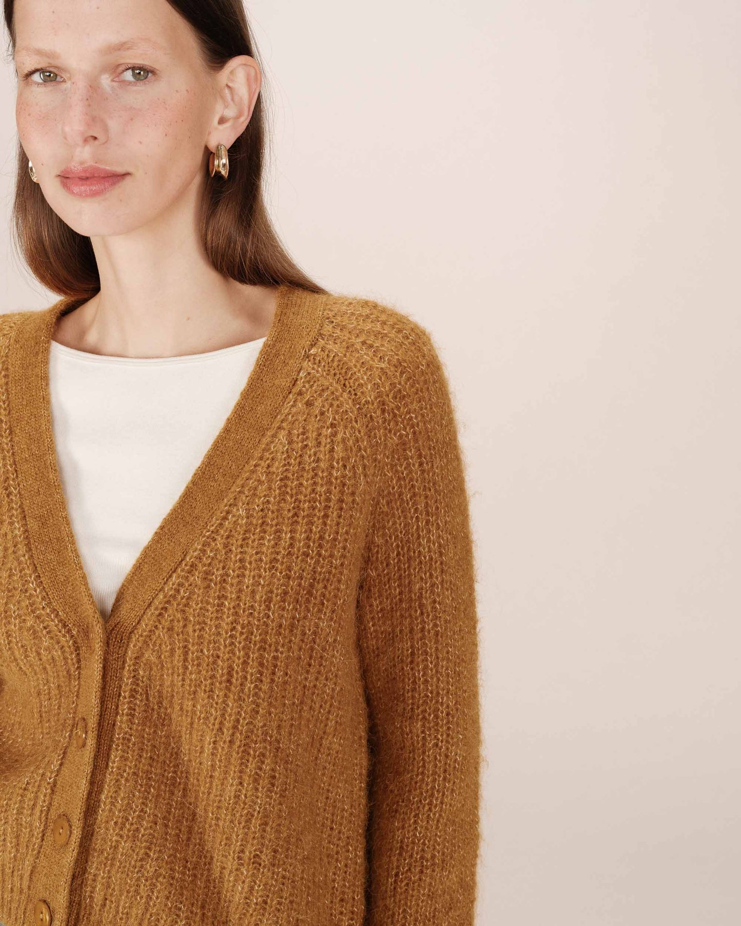 picture of Grace & Mila Saluda Cardigan - Ochre - Number Two - womens - fashion - clothing - Grace & Mila 2