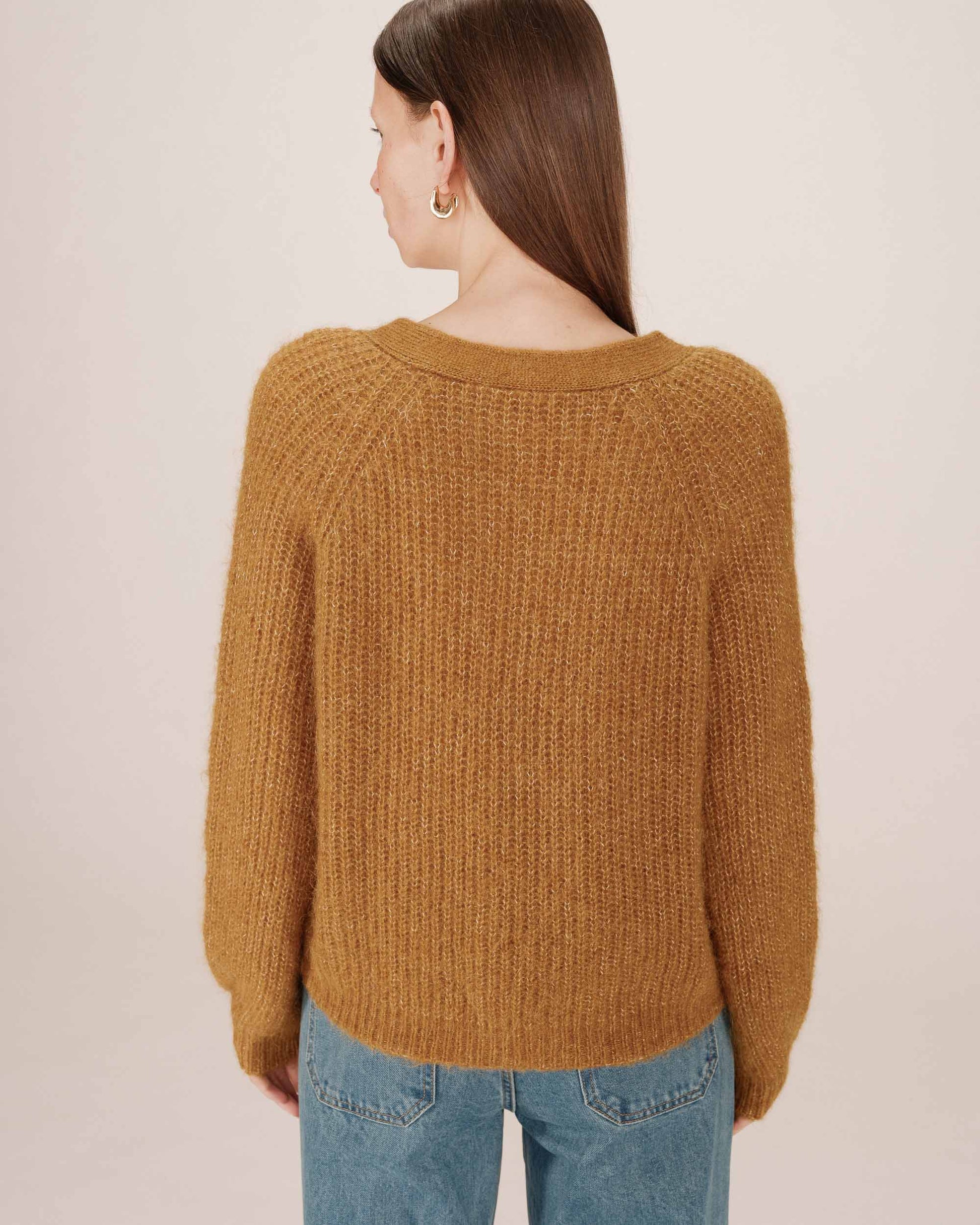 picture of Grace & Mila Saluda Cardigan - Ochre - Number Two - womens - fashion - clothing - Grace & Mila 6