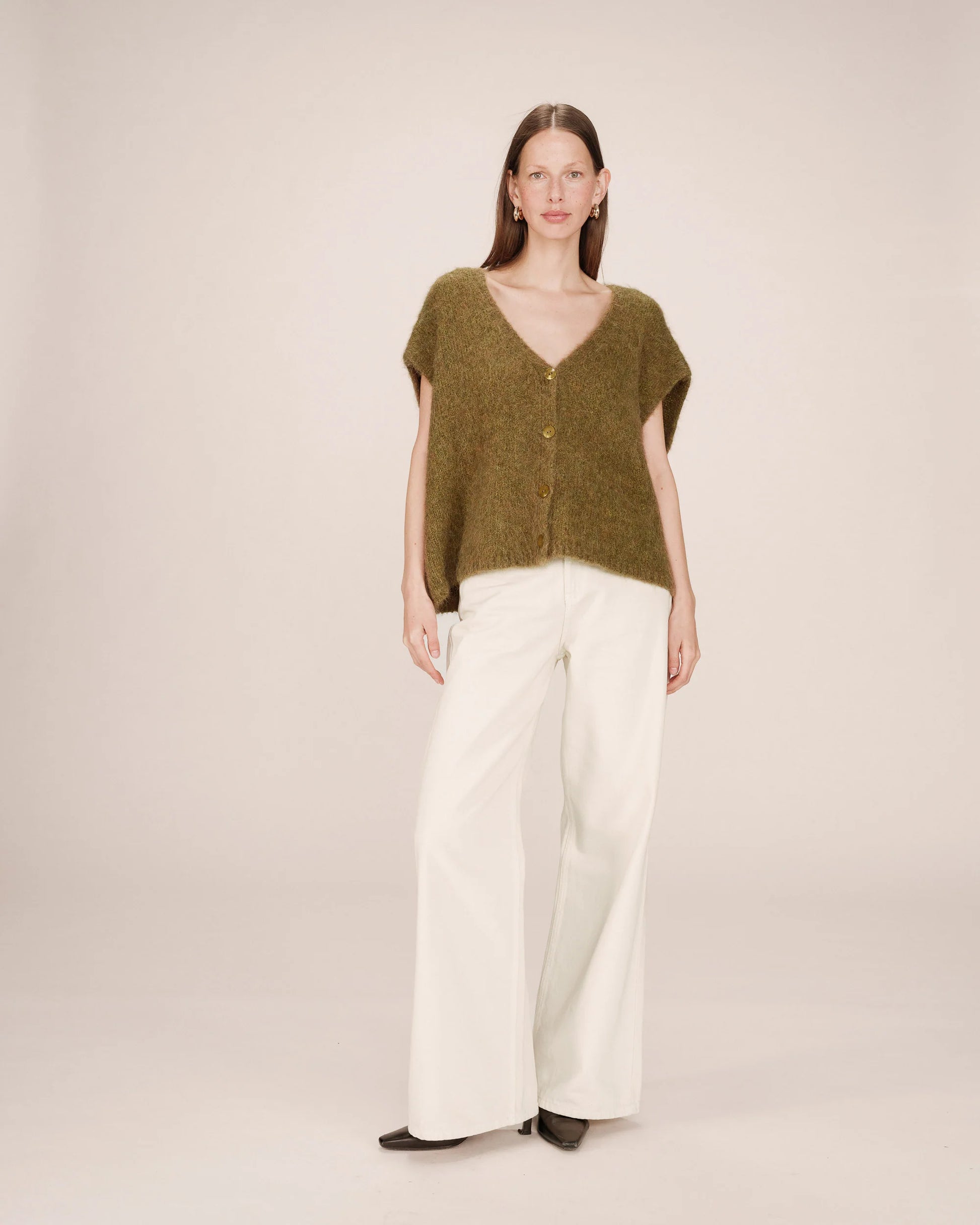 picture of Grace & Mila Savant Knit Tank - Olive - Number Two - womens - fashion - clothing - Grace & Mila 3