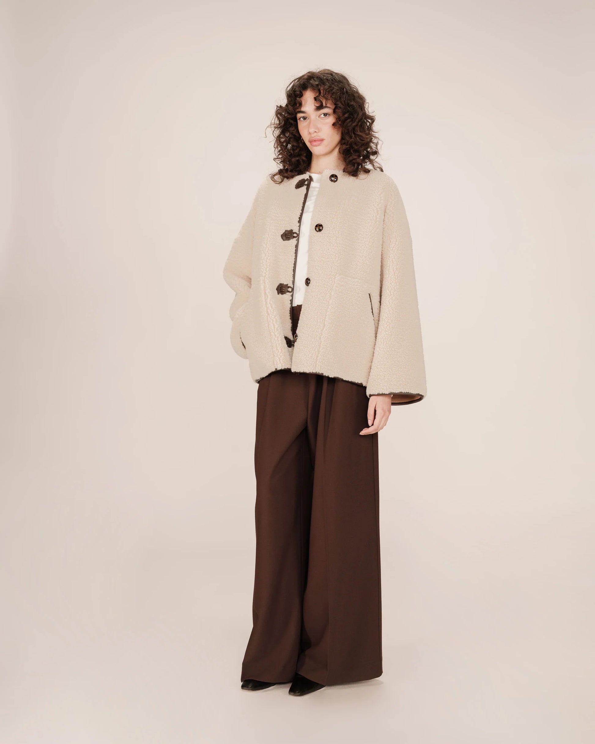 picture of Grace & Mila Simon Coat - Ecru - Number Two - womens - fashion - clothing - Grace & Mila 6