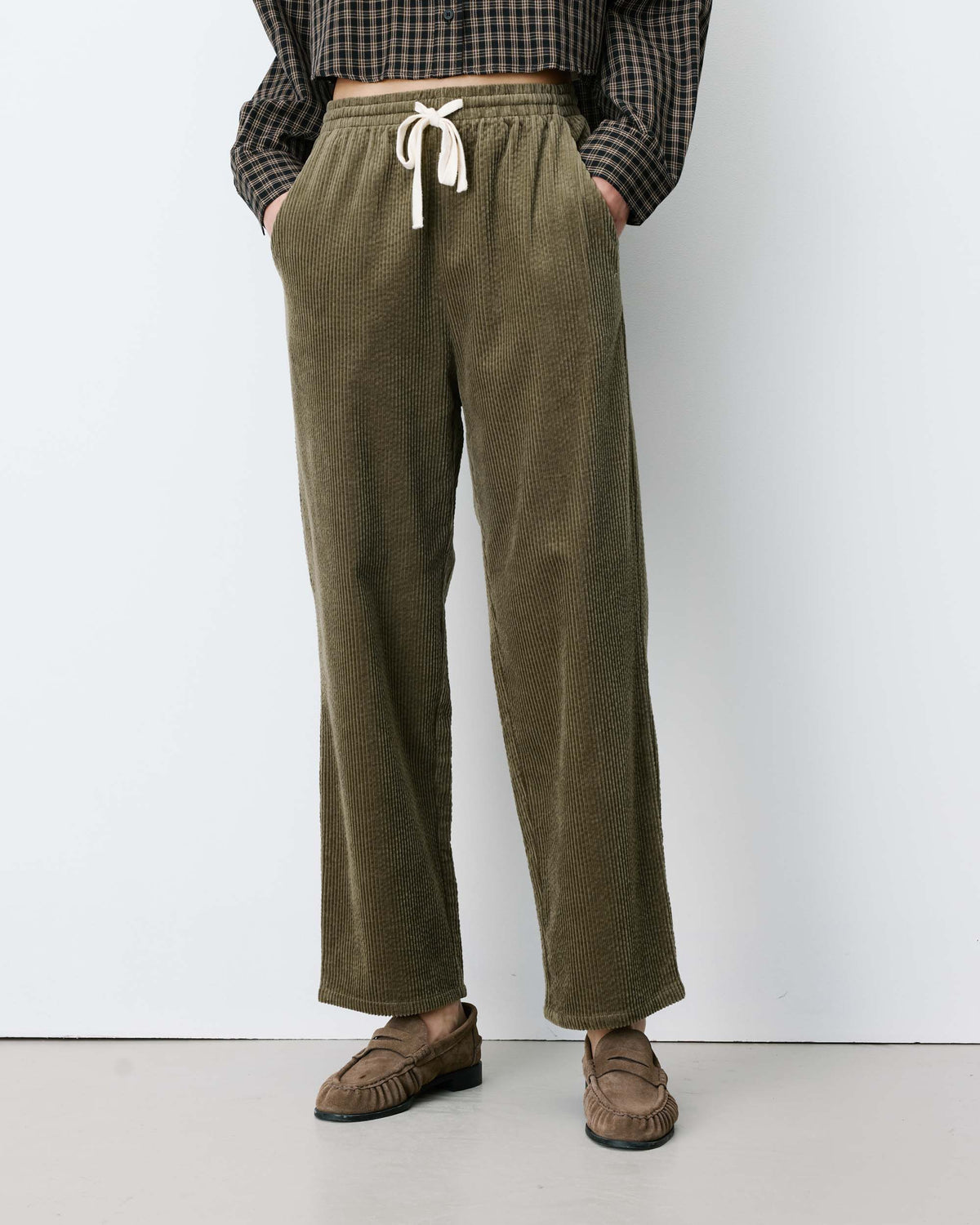 picture of Grace & Mila Liberty Trouser - Khaki - Number Two - womens - fashion - clothing - Grace & Mila 1