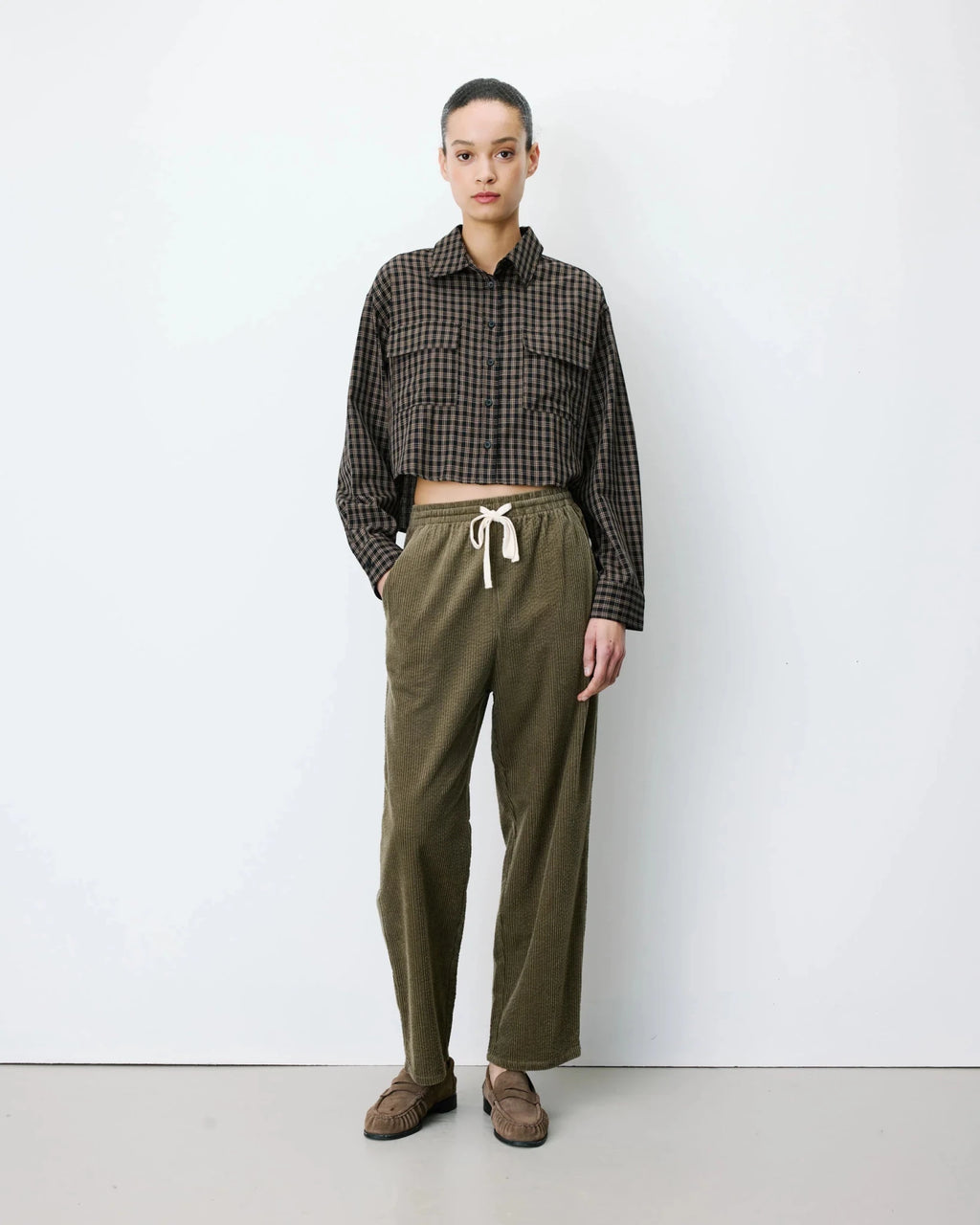 picture of Grace & Mila Liberty Trouser - Khaki - Number Two - womens - fashion - clothing - Grace & Mila 3