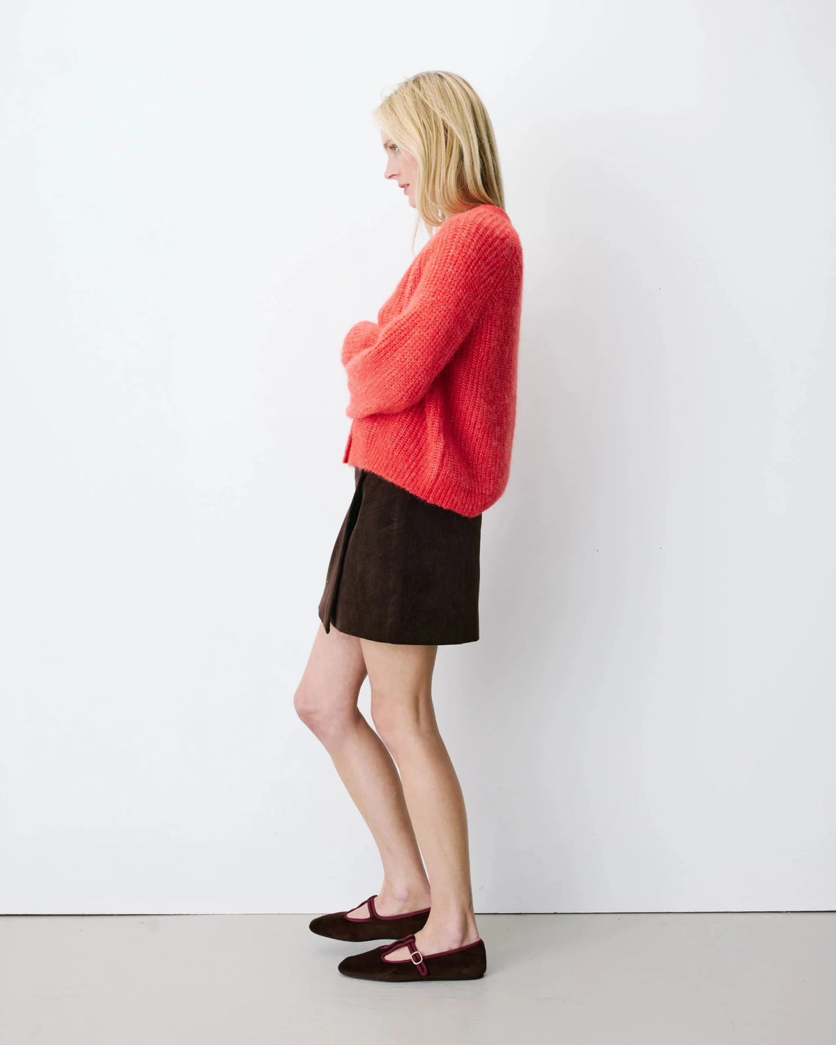 picture of Grace & Mila SALUDA Cable Cardigan - Sanguine - Number Two - womens - fashion - clothing - Grace & Mila 5
