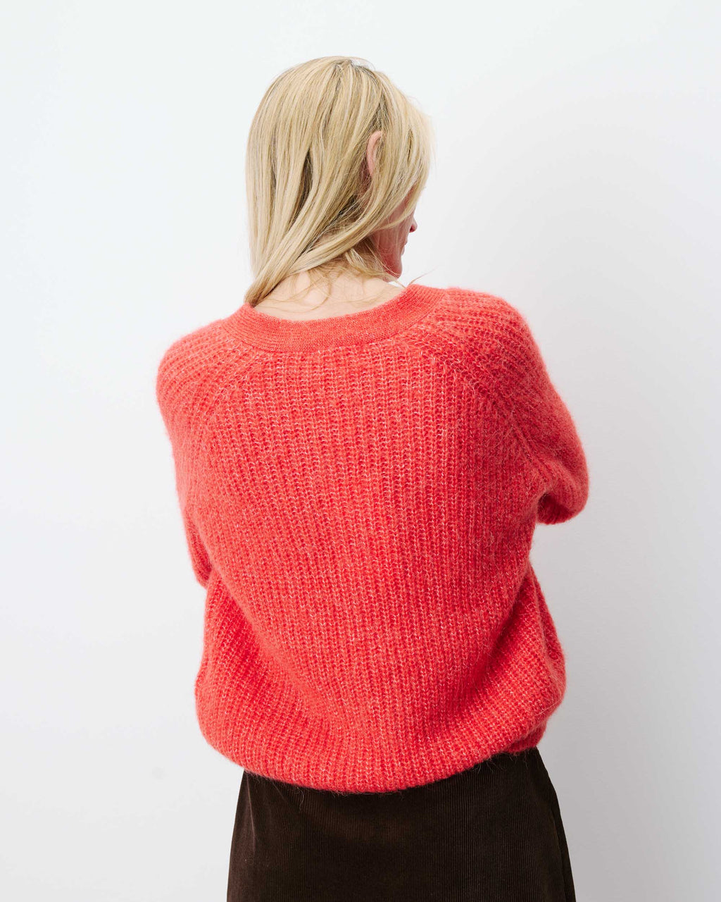picture of Grace & Mila SALUDA Cable Cardigan - Sanguine - Number Two - womens - fashion - clothing - Grace & Mila 4