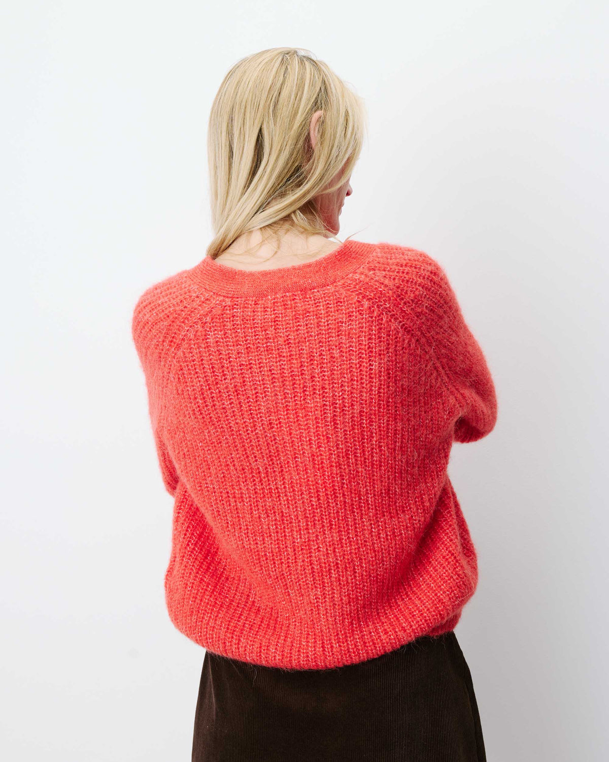 picture of Grace & Mila SALUDA Cable Cardigan - Sanguine - Number Two - womens - fashion - clothing - Grace & Mila 4