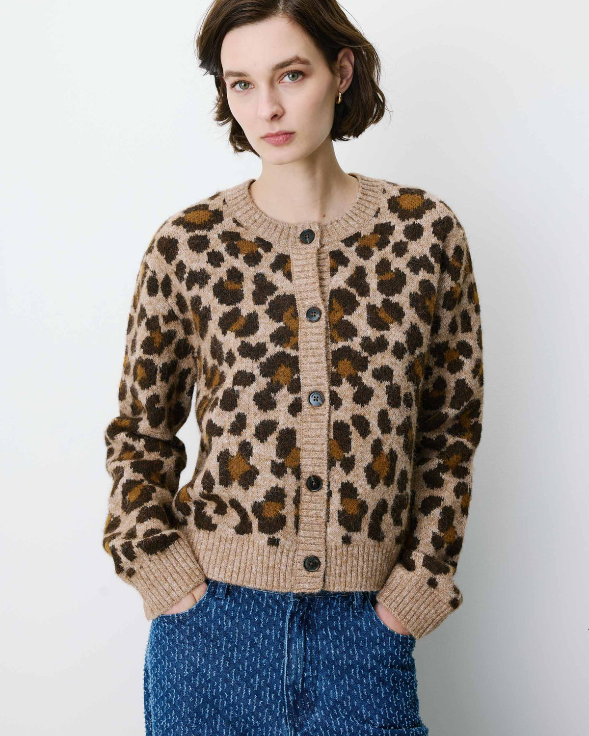 picture of Grace & Mila Agnes Cardigan - Leopard - Number Two - womens - fashion - clothing - Grace & Mila 1