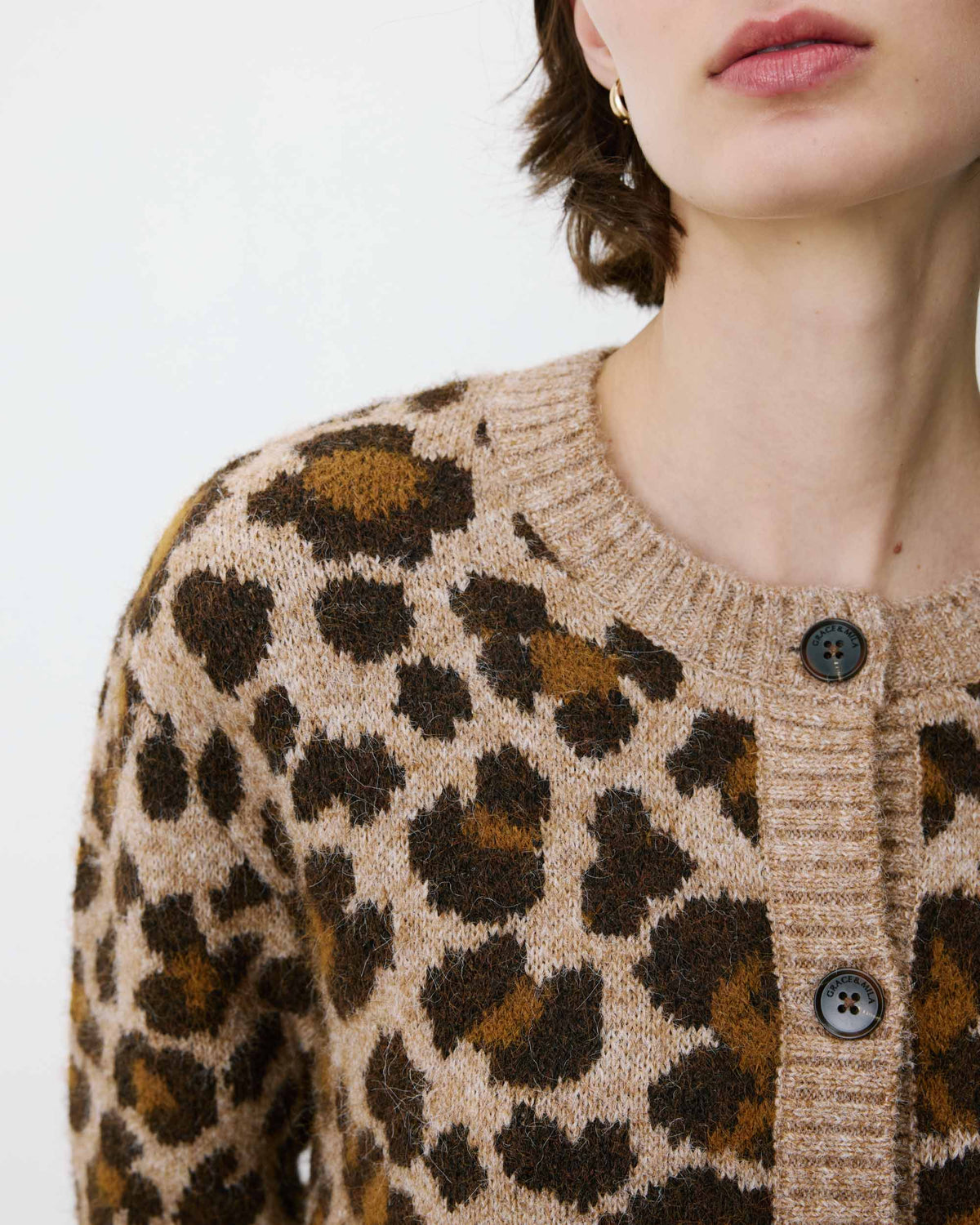 picture of Grace & Mila Agnes Cardigan - Leopard - Number Two - womens - fashion - clothing - Grace & Mila 2