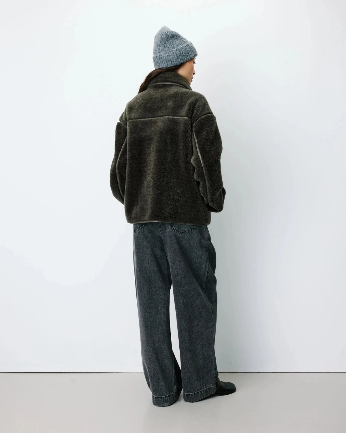 picture of Grace & Mila AMELIO Fur Coat - Khaki - Number Two - womens - fashion - clothing - Grace & Mila 7