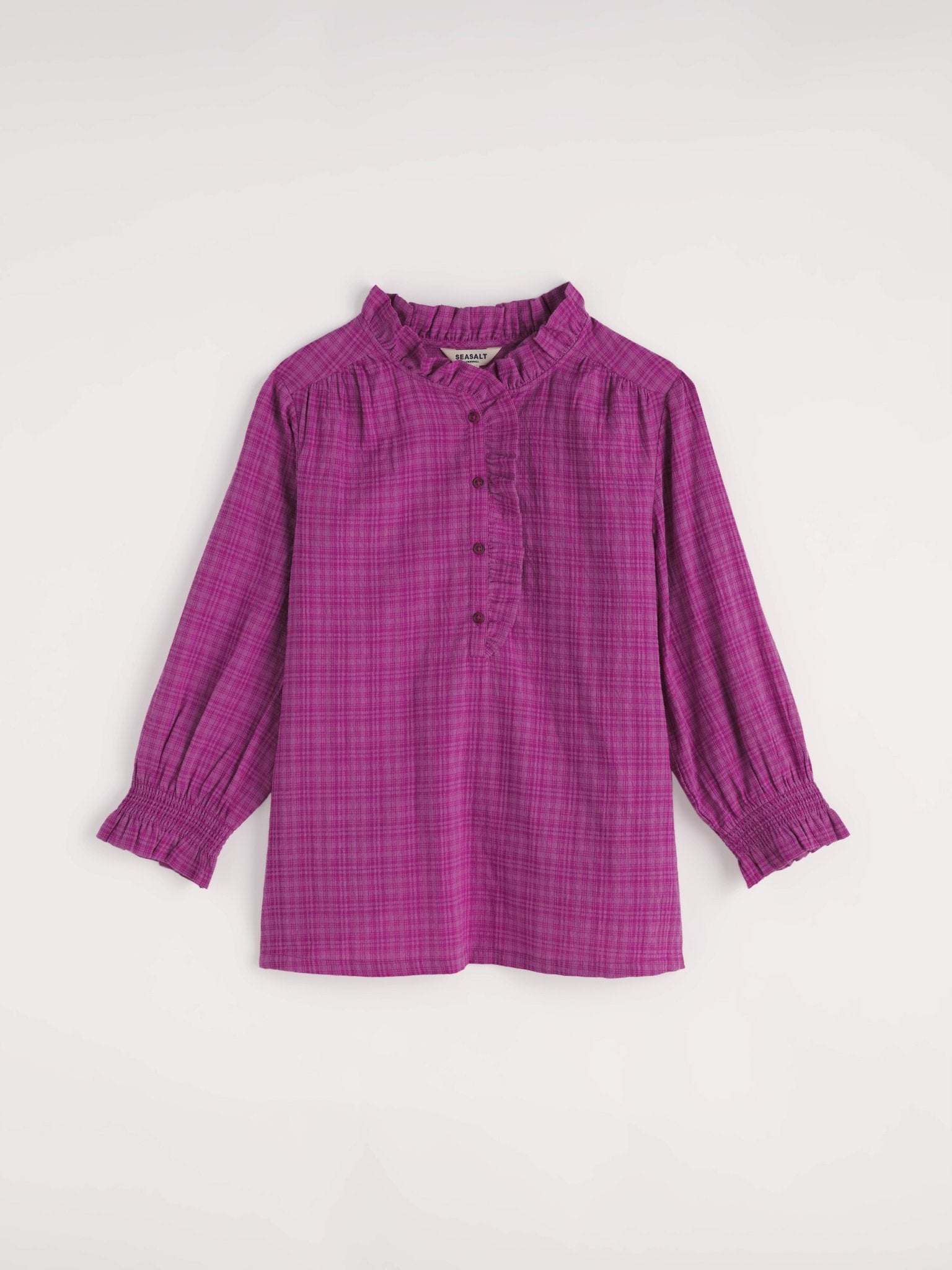 picture of Seasalt Feather Star Shirt - Bright Orchid - Number Two - womens - fashion - clothing - Seasalt 3