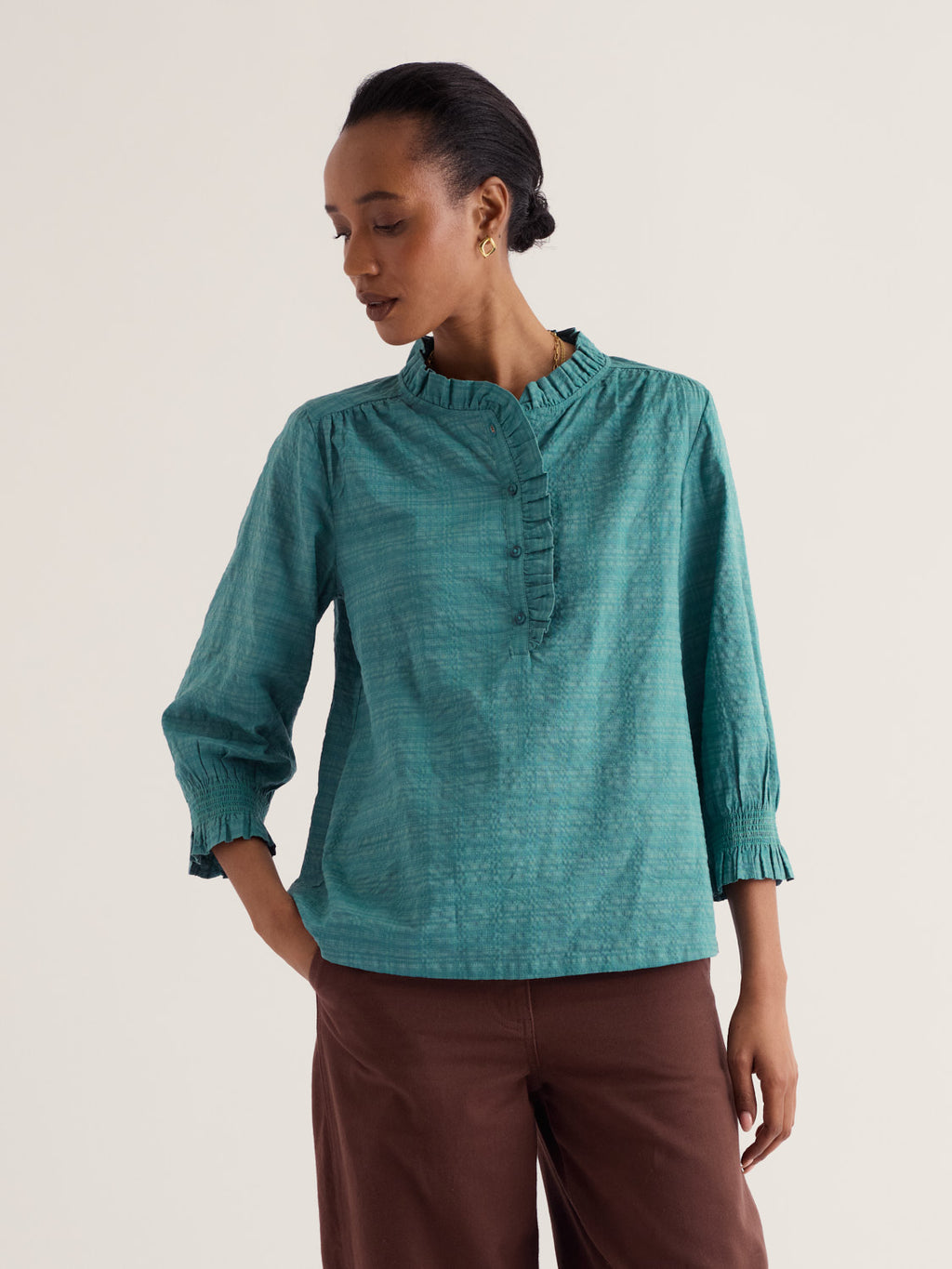 Seasalt Feather Star Shirt - Estuary