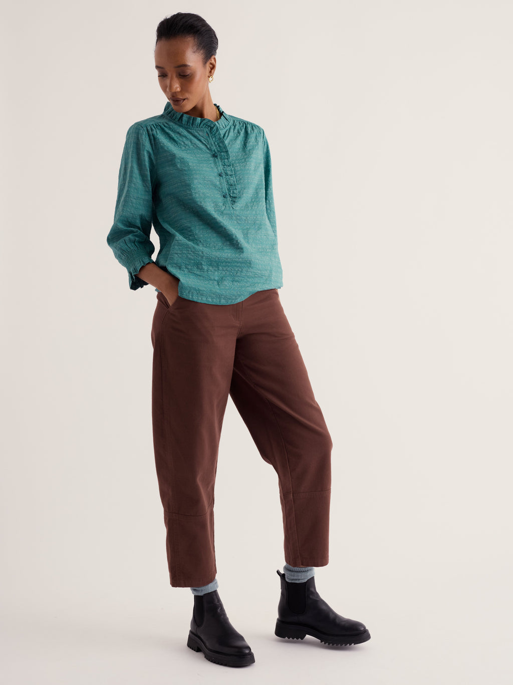Seasalt Feather Star Shirt - Estuary
