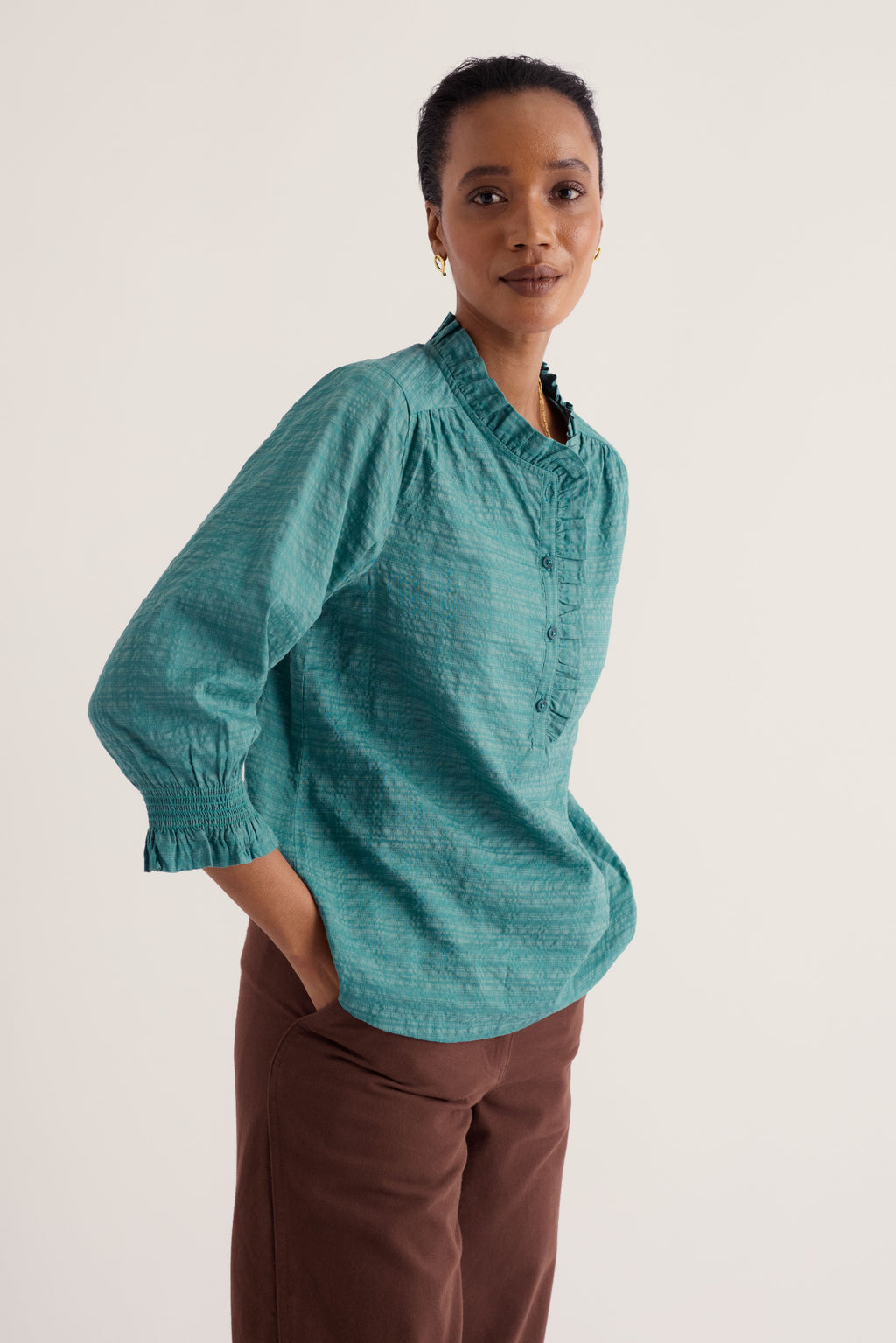 Seasalt Feather Star Shirt - Estuary