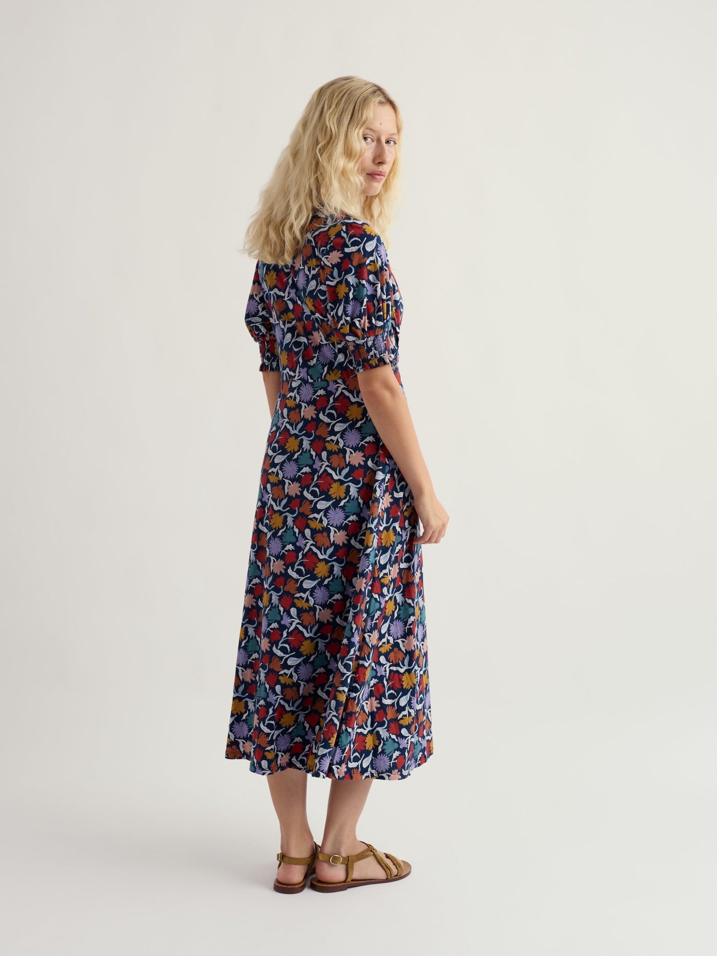 picture of Seasalt Fenil Dress - Garden Floral Sea Cave - Number Two - womens - fashion - clothing - Seasalt 3