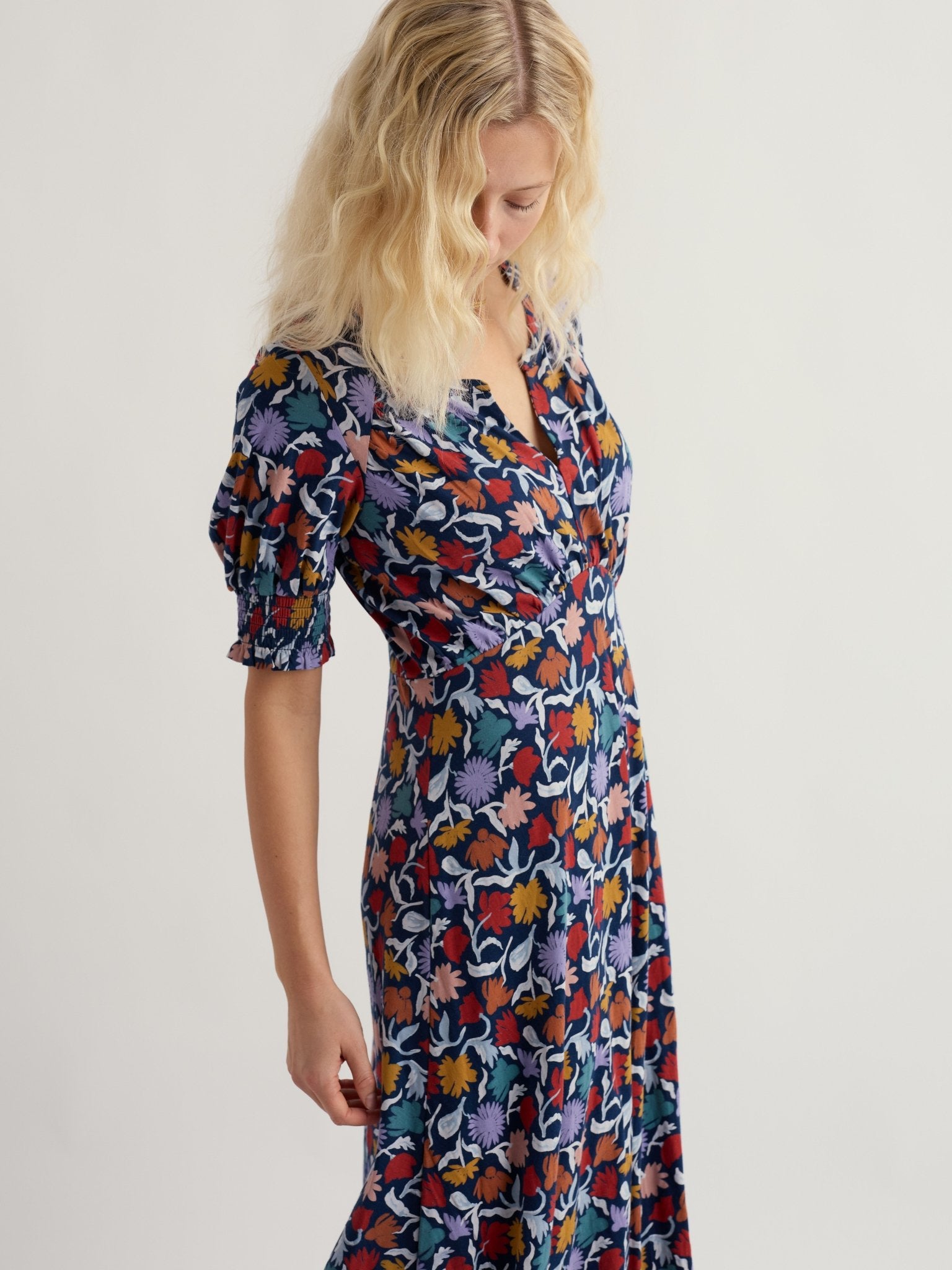 picture of Seasalt Fenil Dress - Garden Floral Sea Cave - Number Two - womens - fashion - clothing - Seasalt 2