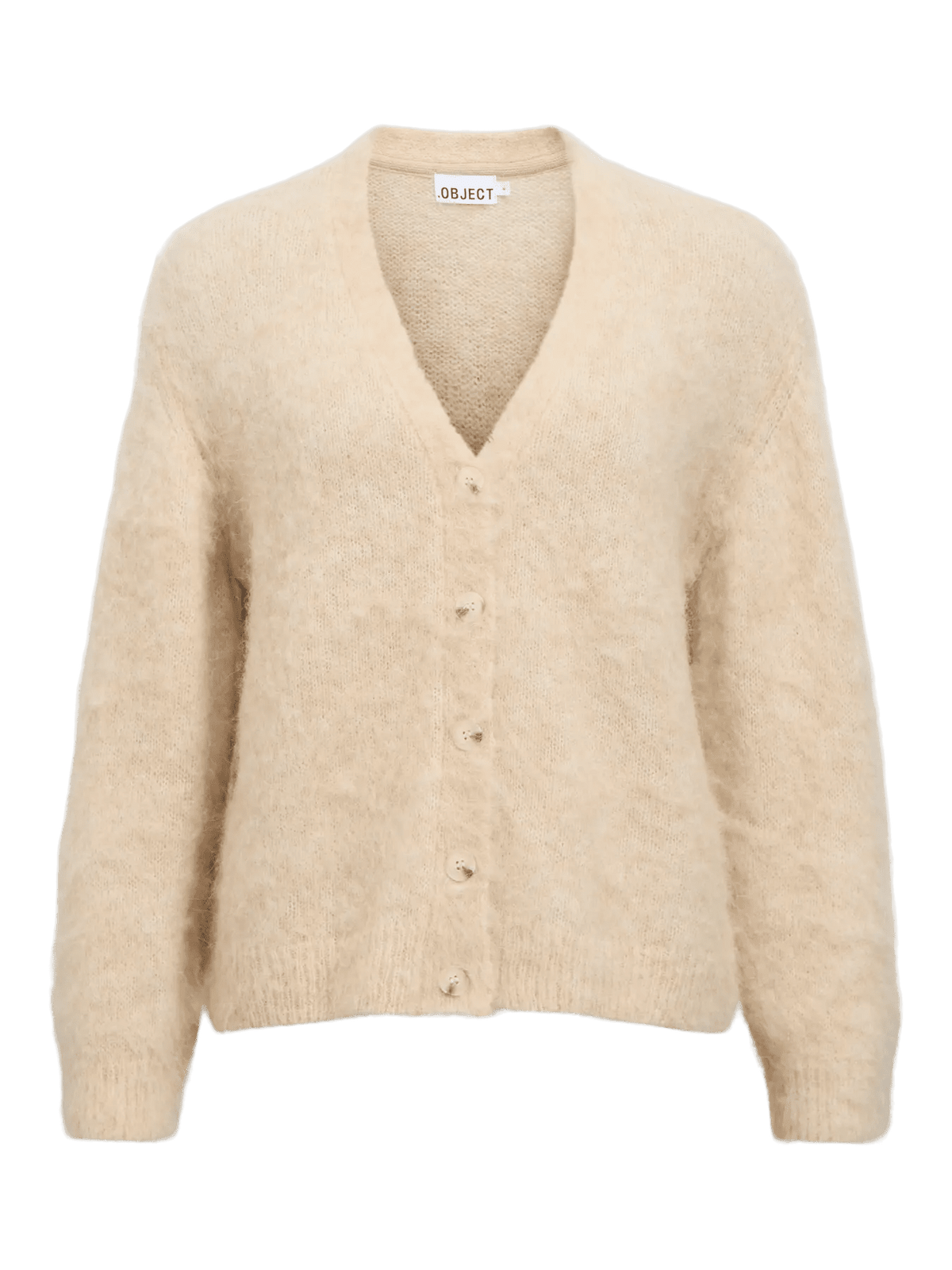picture of Object Harry Cardigan - Birch Melange - Number Two - womens - fashion - clothing - Object 8