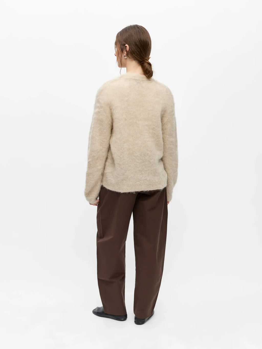 picture of Object Harry Cardigan - Birch Melange - Number Two - womens - fashion - clothing - Object 5