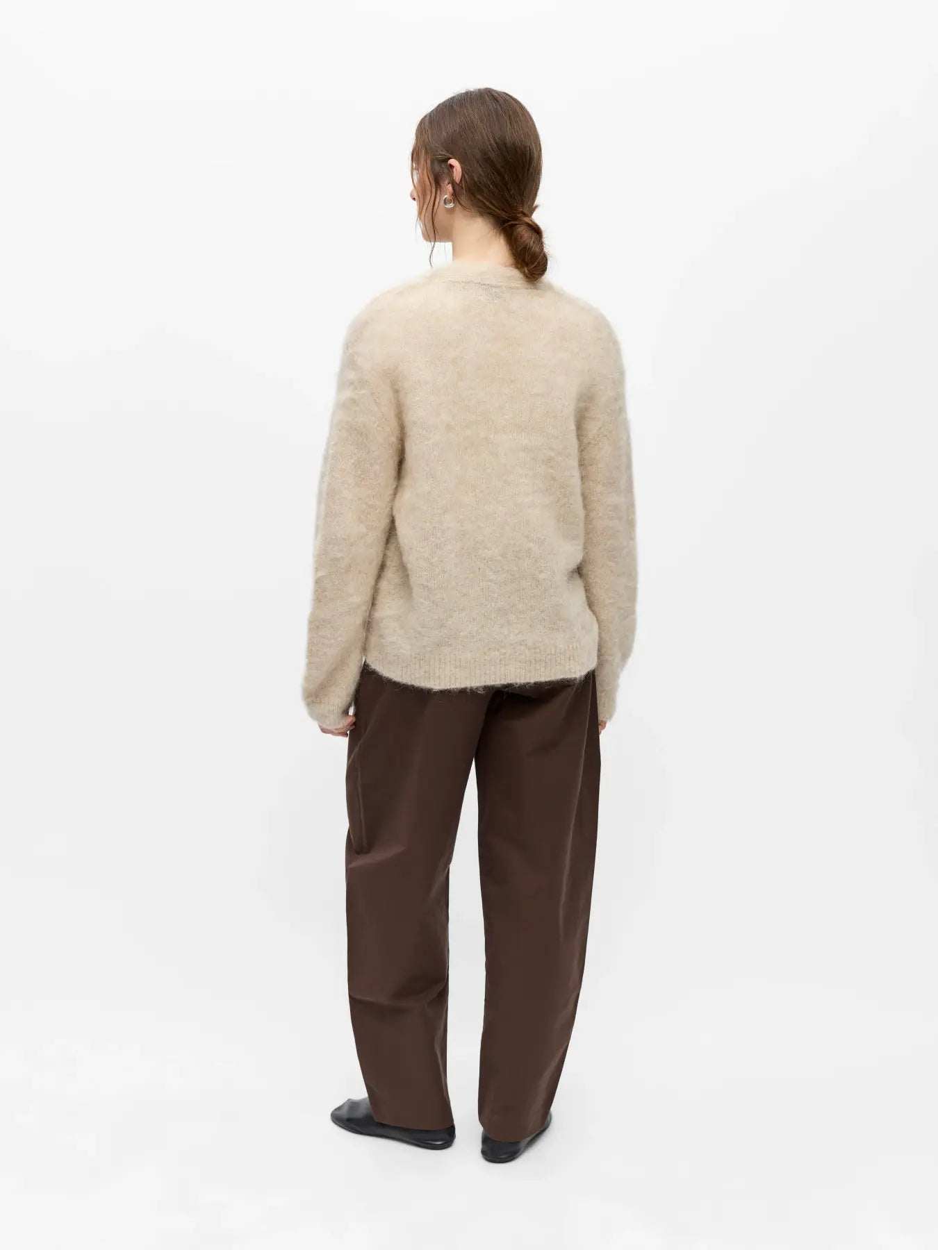 picture of Object Harry Cardigan - Birch Melange - Number Two - womens - fashion - clothing - Object 5