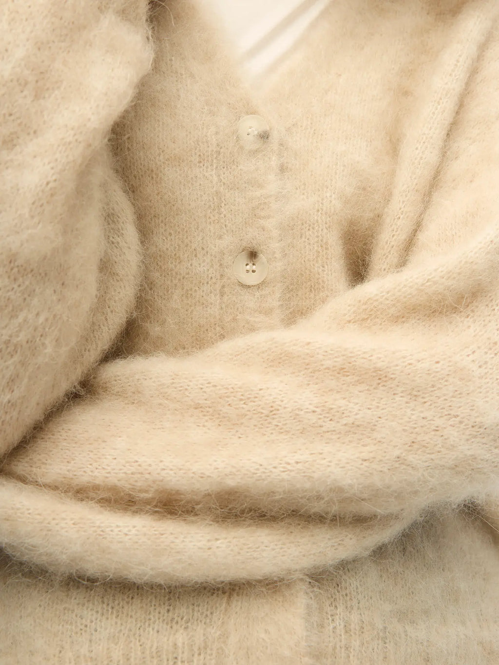 picture of Object Harry Cardigan - Birch Melange - Number Two - womens - fashion - clothing - Object 2