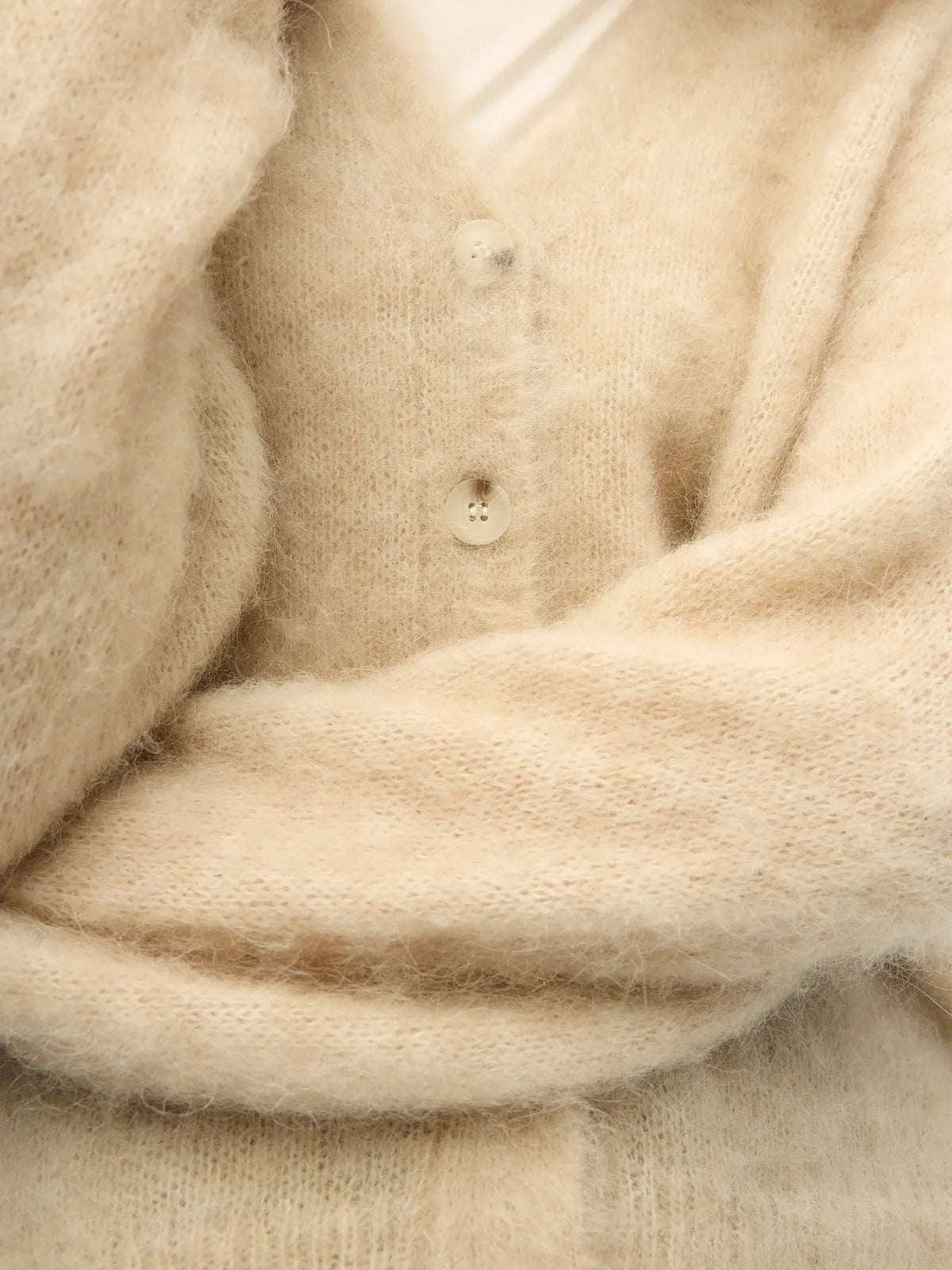 picture of Object Harry Cardigan - Birch Melange - Number Two - womens - fashion - clothing - Object 2