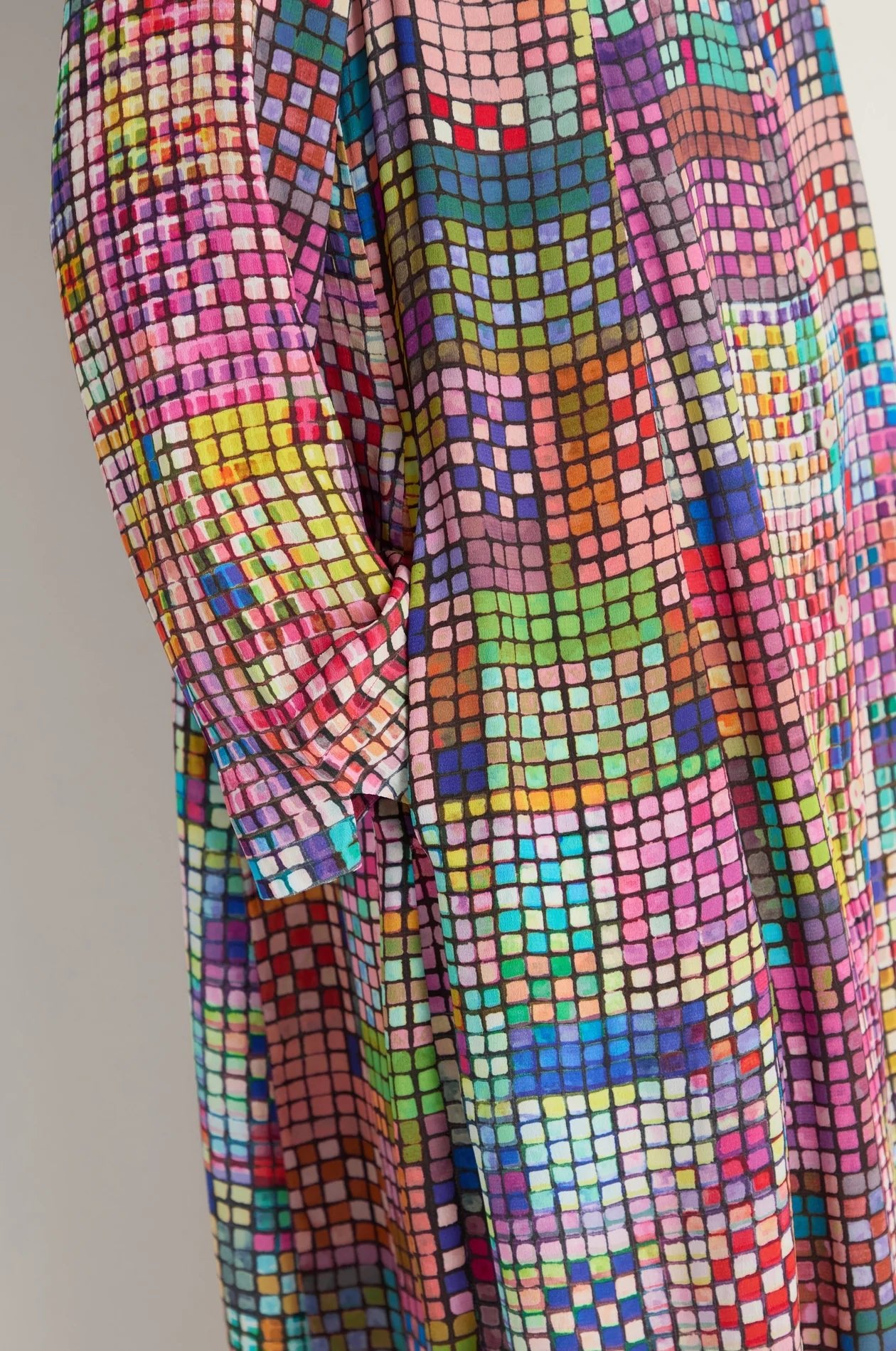 picture of Sahara Coloured Glass Tiles Shirt Dress - Multi - Number Two - womens - fashion - clothing - Sahara 5