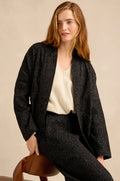 Sahara Stitched Jacquard Jacket - Black