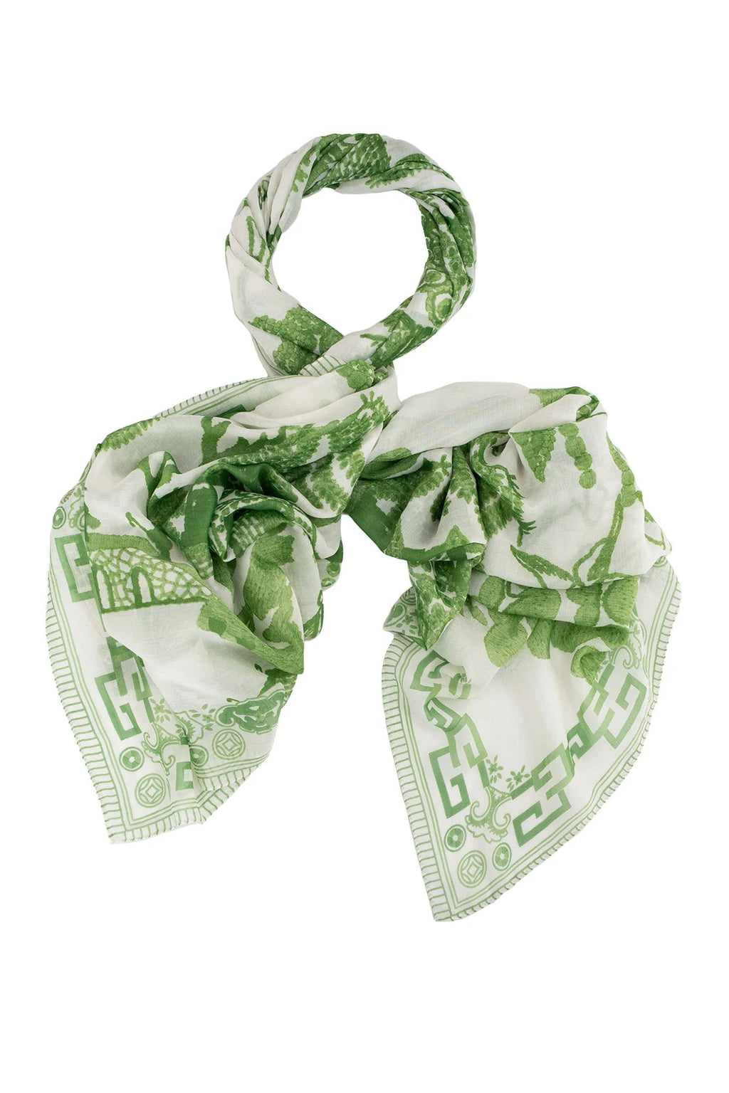 picture of One Hundred Stars Scarf - Giant Willow Green - Number Two - womens - fashion - accessories - One Hundred Stars 2