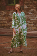 picture of One Hundred Stars Giant Willow Green Pinch Pleat Dress - Number Two - womens - fashion - clothing - One Hundred Stars 1