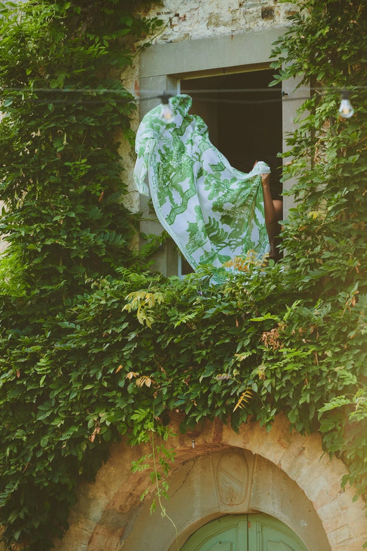 picture of One Hundred Stars Scarf - Giant Willow Green - Number Two - womens - fashion - accessories - One Hundred Stars 1