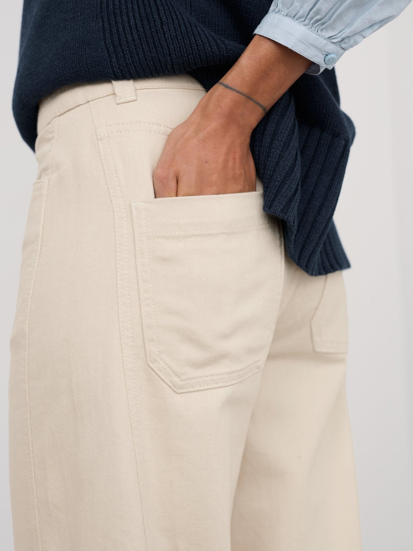 picture of Seasalt Gwenver Jeans - Limestone - Number Two - womens - fashion - clothing - Seasalt 3