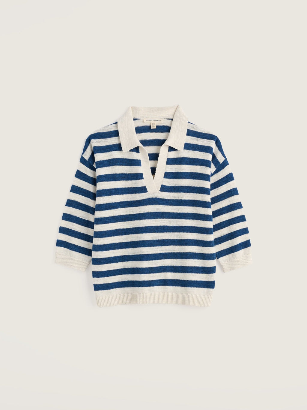 picture of Seasalt Gwynver Jumper - Cornish Dark Voyage Chalk - Number Two - womens - fashion - clothing - Seasalt 5