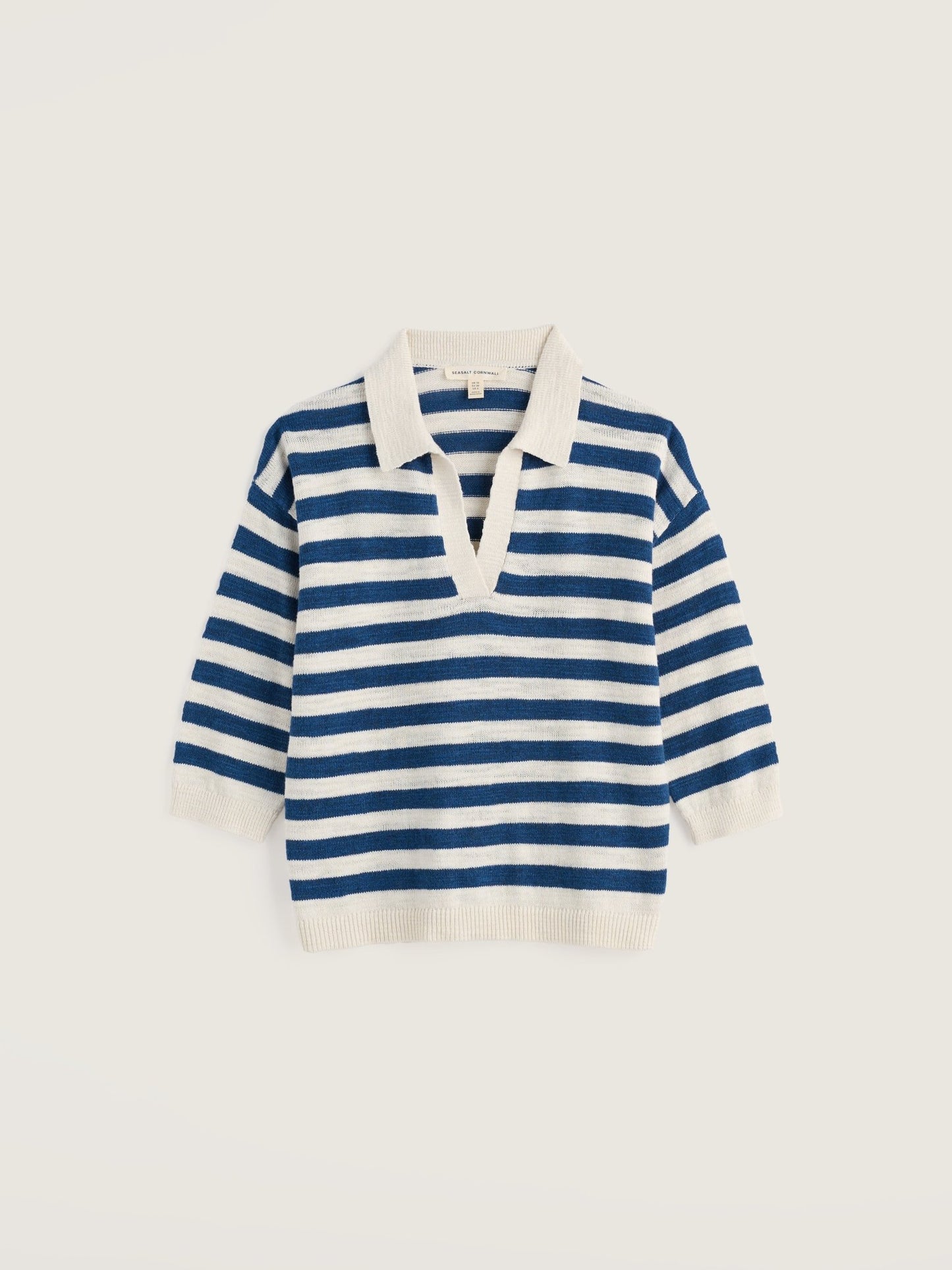 picture of Seasalt Gwynver Jumper - Cornish Dark Voyage Chalk - Number Two - womens - fashion - clothing - Seasalt 5