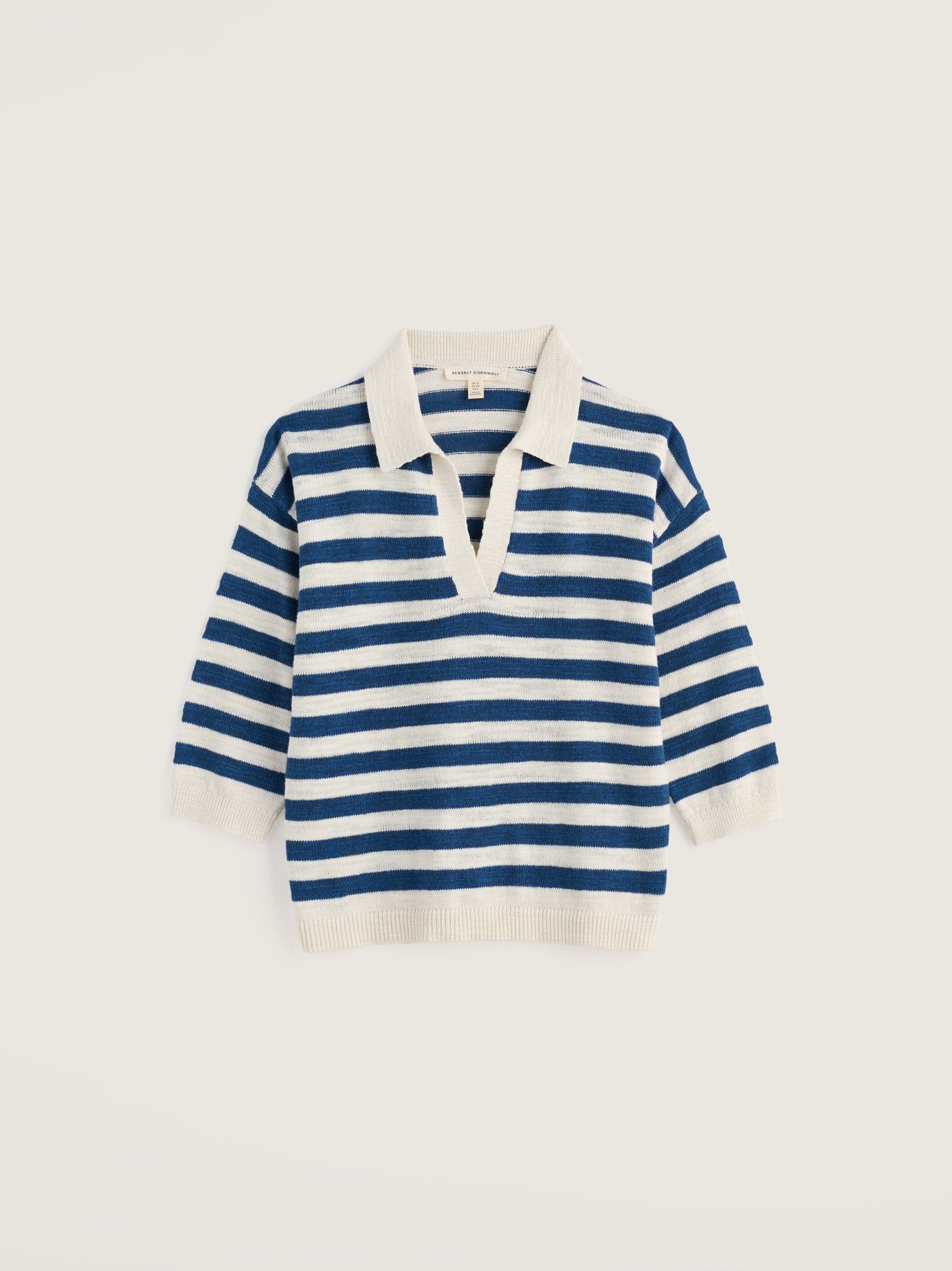picture of Seasalt Gwynver Jumper - Cornish Dark Voyage Chalk - Number Two - womens - fashion - clothing - Seasalt 5