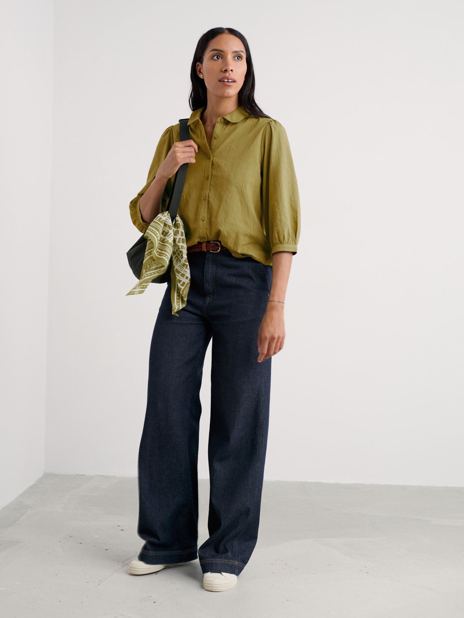 picture of Seasalt Hope Cottage Blouse - Fennel - Number Two - womens - fashion - clothing - Seasalt 4