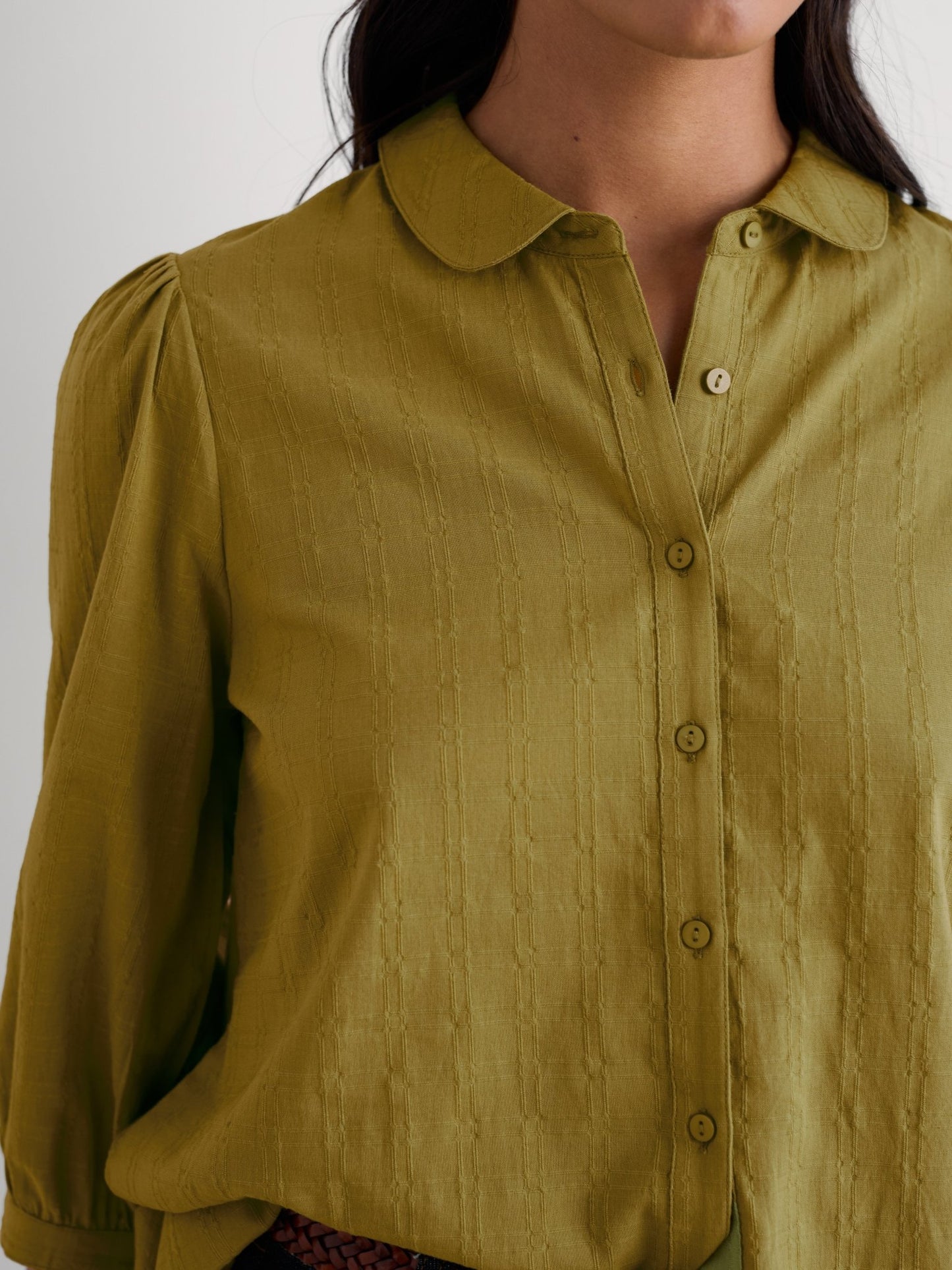 picture of Seasalt Hope Cottage Blouse - Fennel - Number Two - womens - fashion - clothing - Seasalt 2