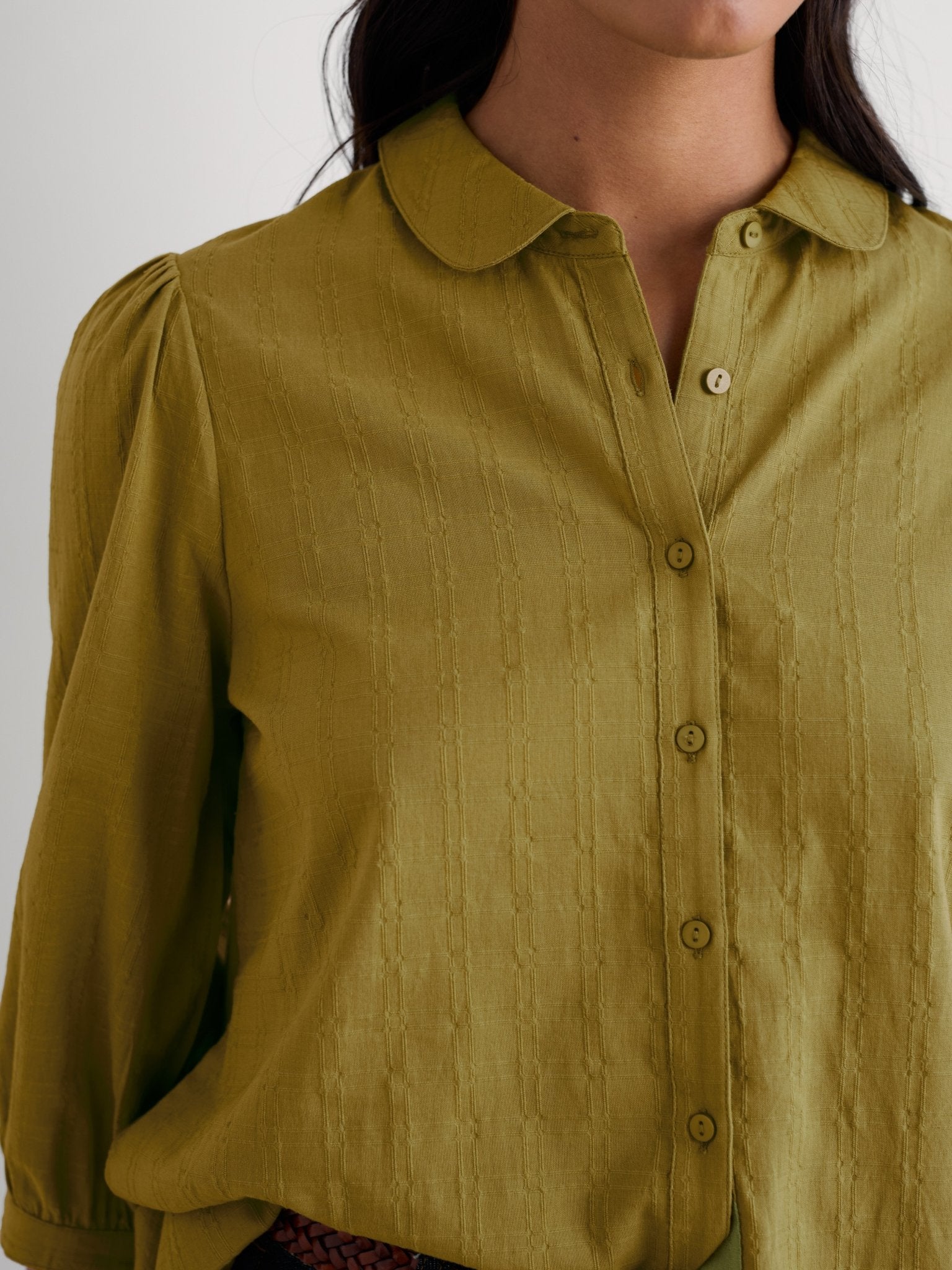 picture of Seasalt Hope Cottage Blouse - Fennel - Number Two - womens - fashion - clothing - Seasalt 2