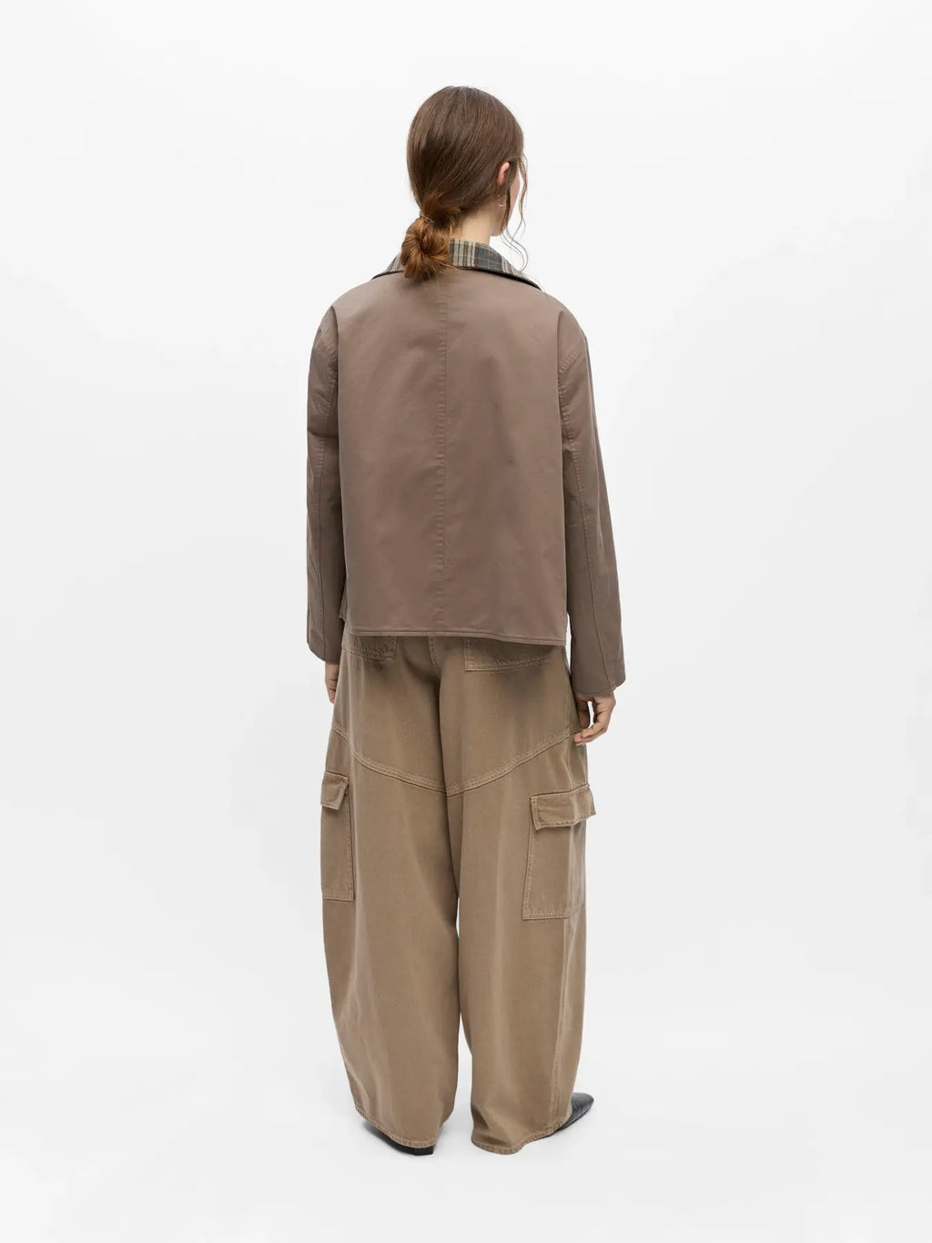 picture of Object Gro Reversible Coat - Morel - Number Two - womens - fashion - clothing - Object 5