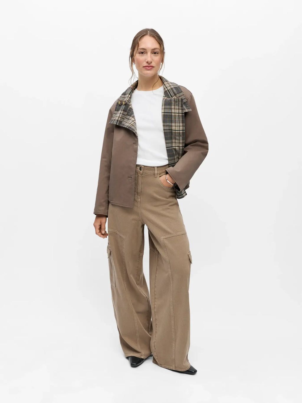 picture of Object Gro Reversible Coat - Morel - Number Two - womens - fashion - clothing - Object 4