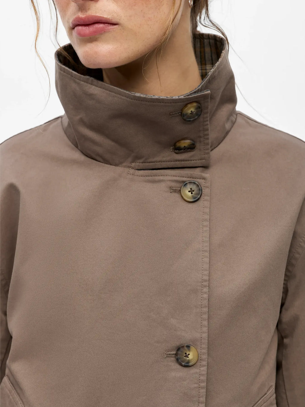 picture of Object Gro Reversible Coat - Morel - Number Two - womens - fashion - clothing - Object 3