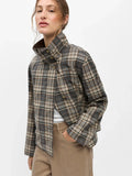 picture of Object Gro Reversible Coat - Morel - Number Two - womens - fashion - clothing - Object 1