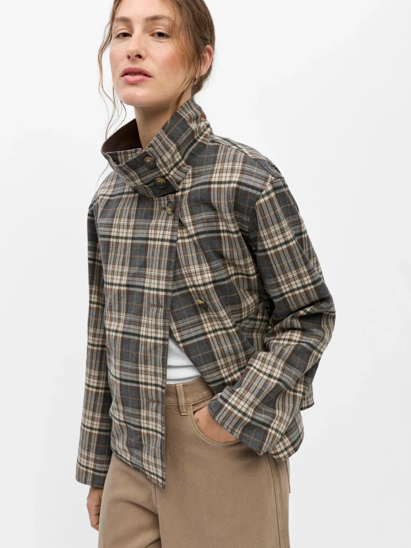 picture of Object Gro Reversible Coat - Morel - Number Two - womens - fashion - clothing - Object 1