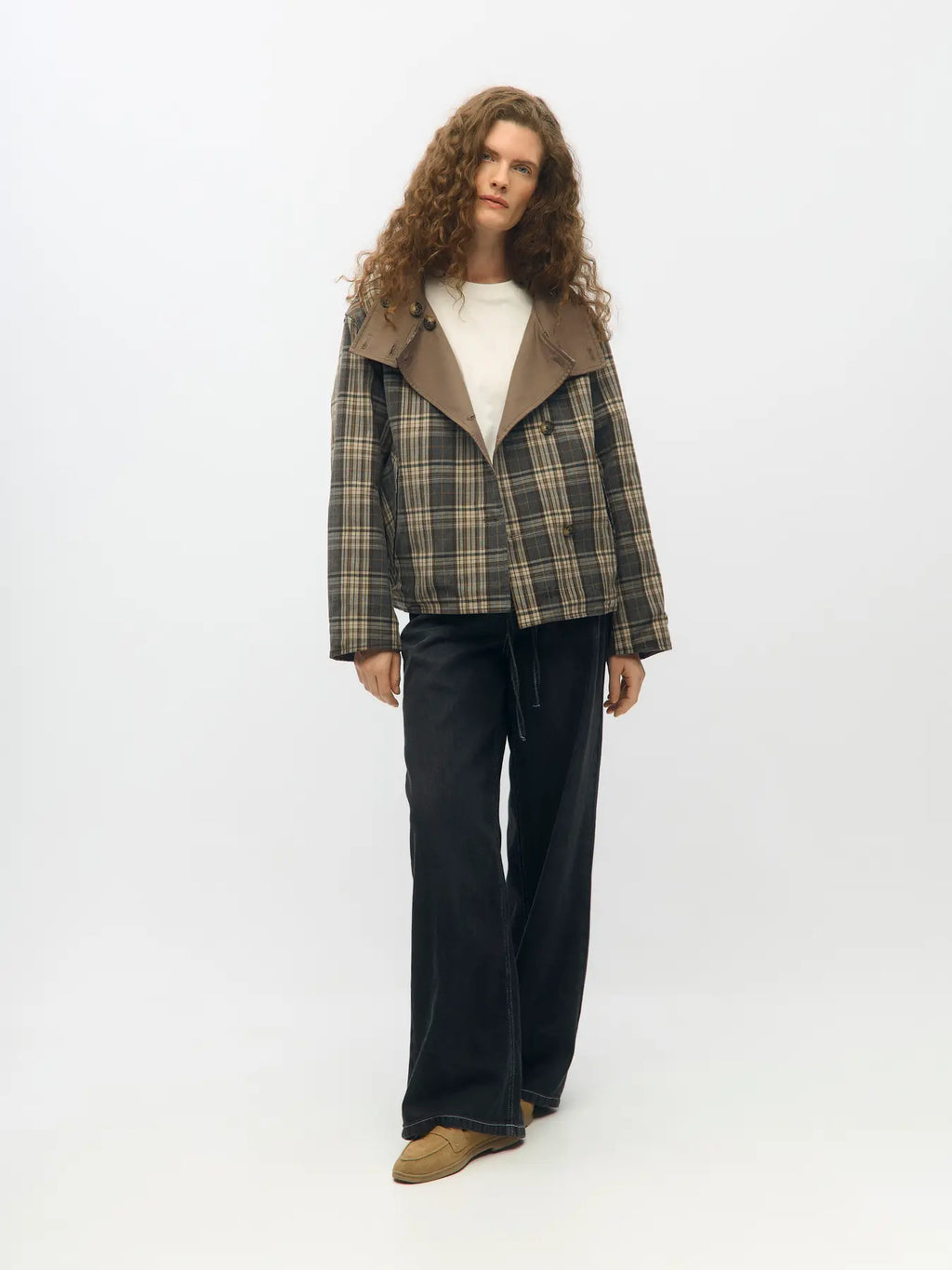 picture of Object Gro Reversible Coat - Morel - Number Two - womens - fashion - clothing - Object 7