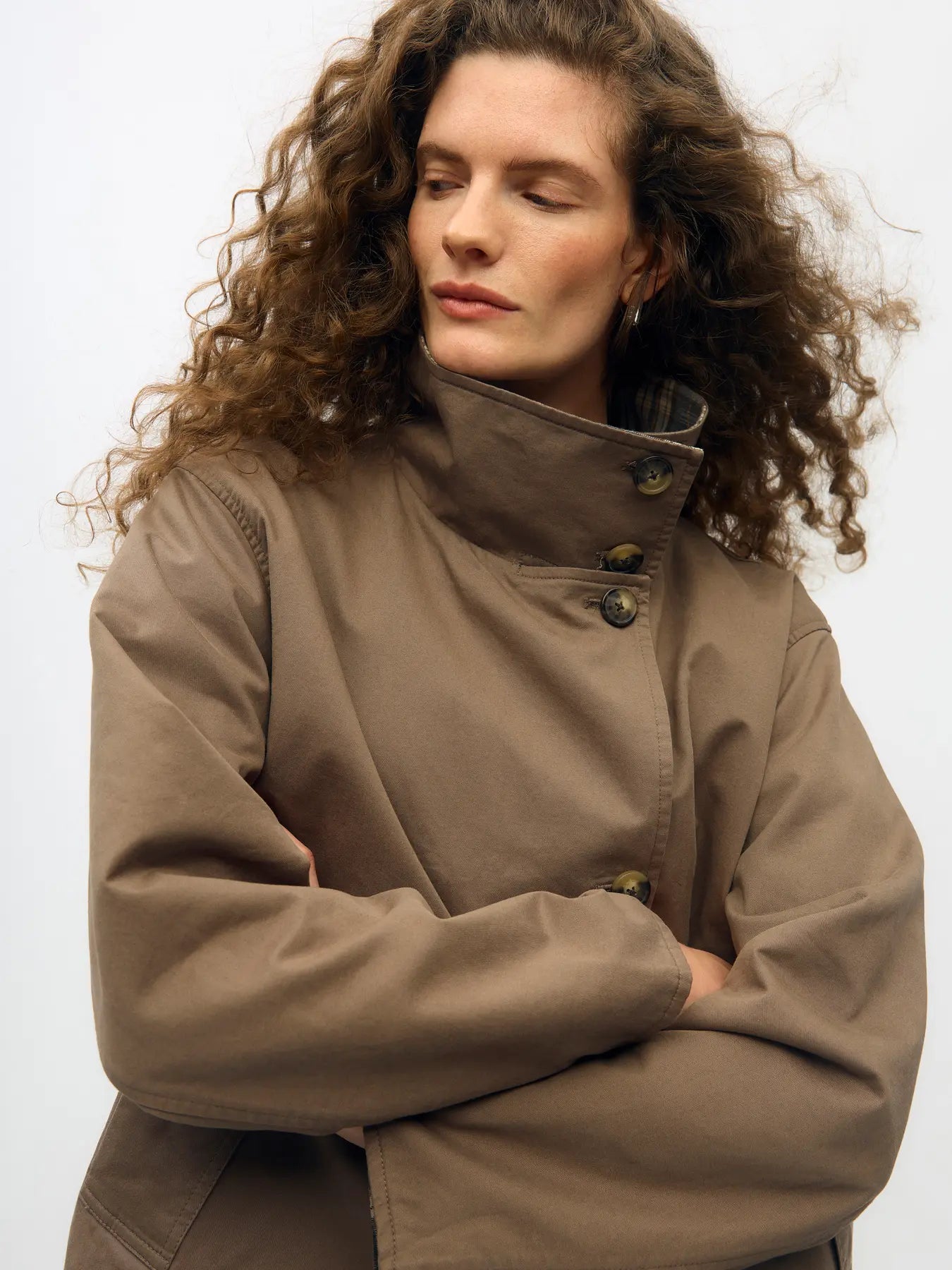 picture of Object Gro Reversible Coat - Morel - Number Two - womens - fashion - clothing - Object 8