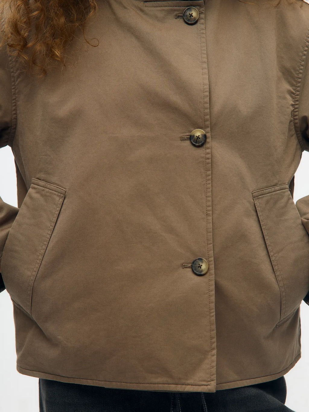 picture of Object Gro Reversible Coat - Morel - Number Two - womens - fashion - clothing - Object 9