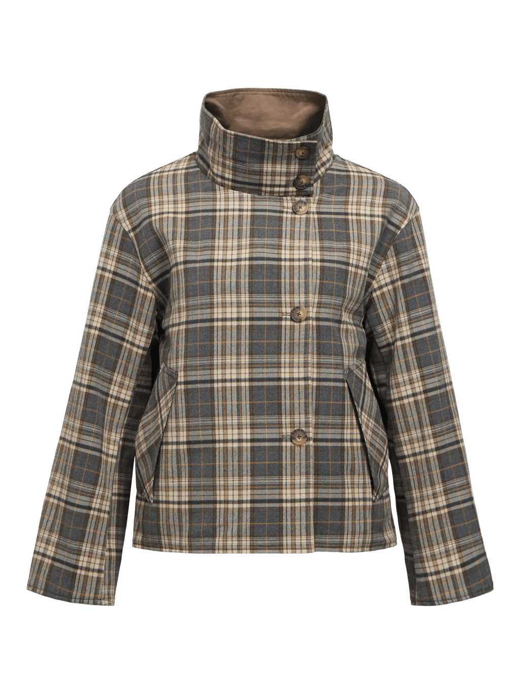 picture of Object Gro Reversible Coat - Morel - Number Two - womens - fashion - clothing - Object 10