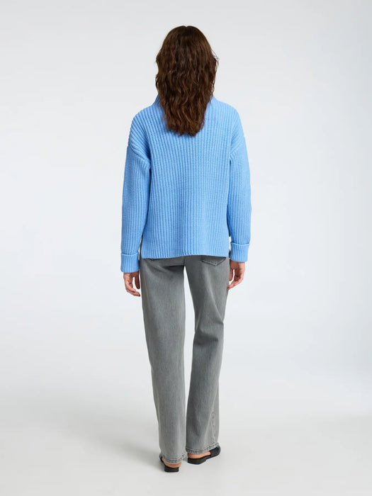Selected Femme Selma Pullover Cornflower Blue