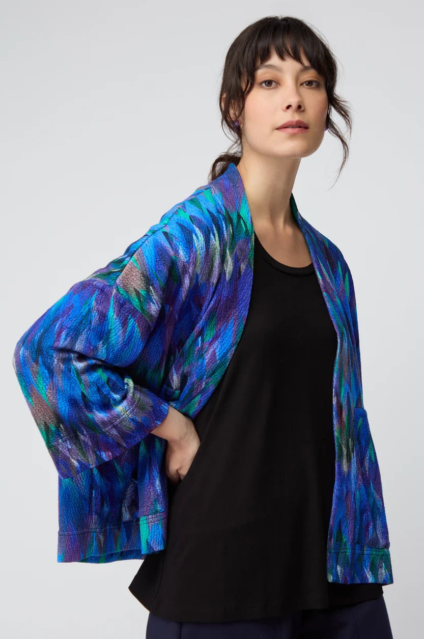 picture of Sahara Abstract Jersey Feather Jacket - Multi - Number Two - womens - fashion - clothing - Sahara 2