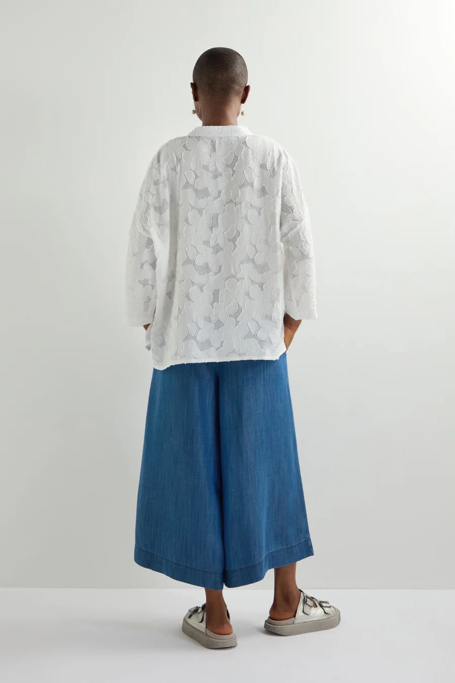 Sahara Etched Floral Viscose Shirt