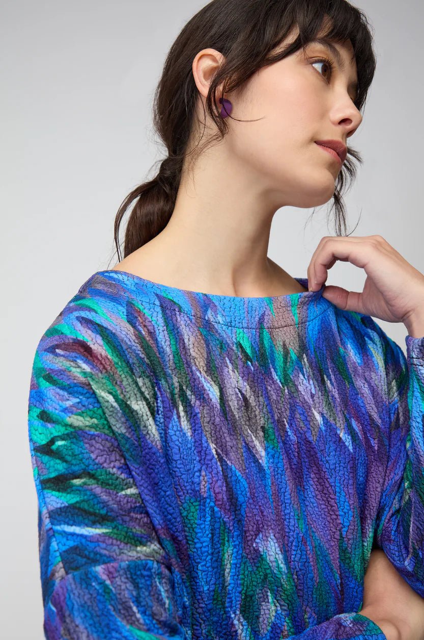 picture of Sahara Abstract Jersey Feather Jacket - Multi - Number Two - womens - fashion - clothing - Sahara 3