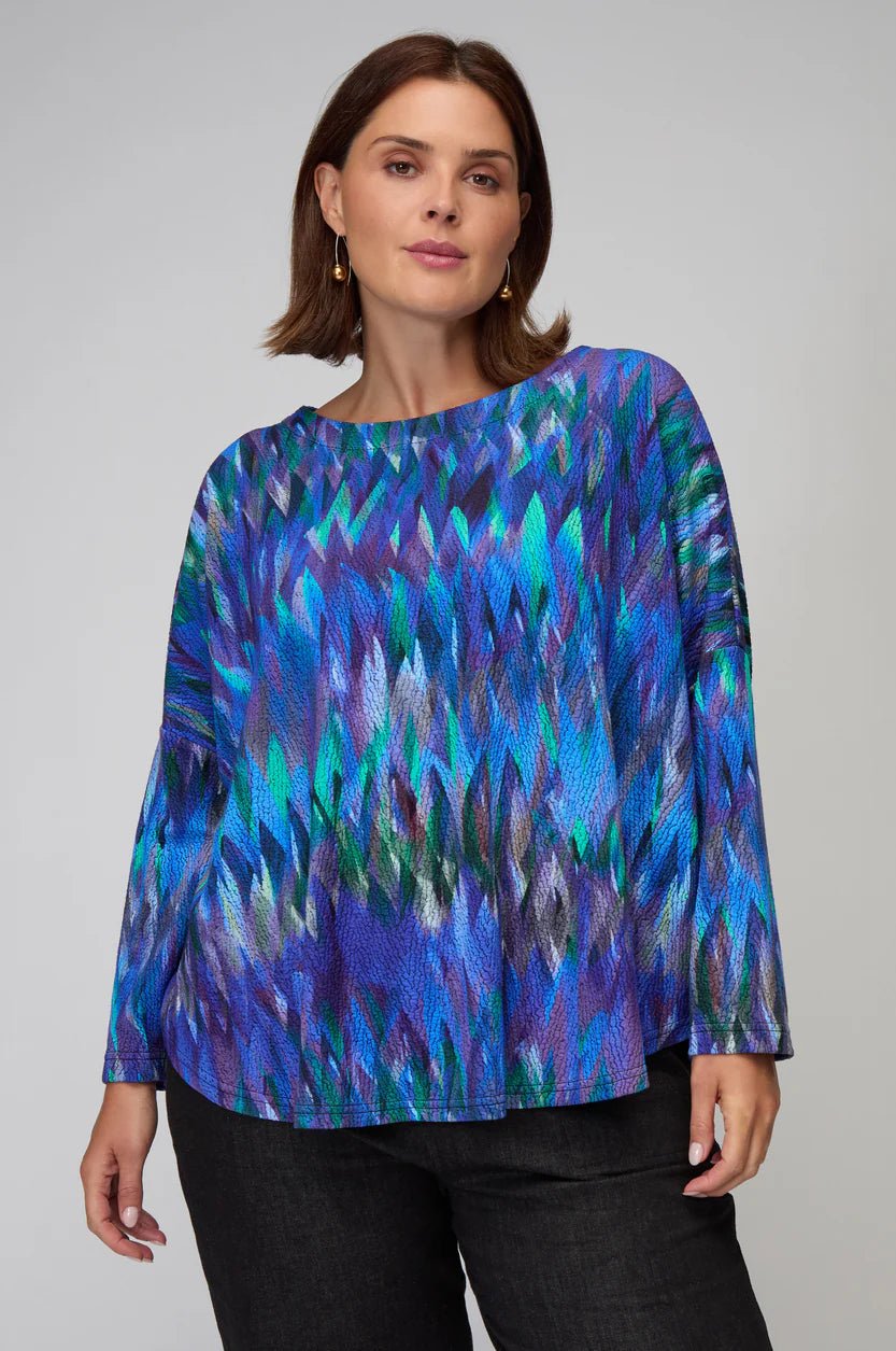 picture of Sahara Abstract Jersey Feather Jacket - Multi - Number Two - womens - fashion - clothing - Sahara 4