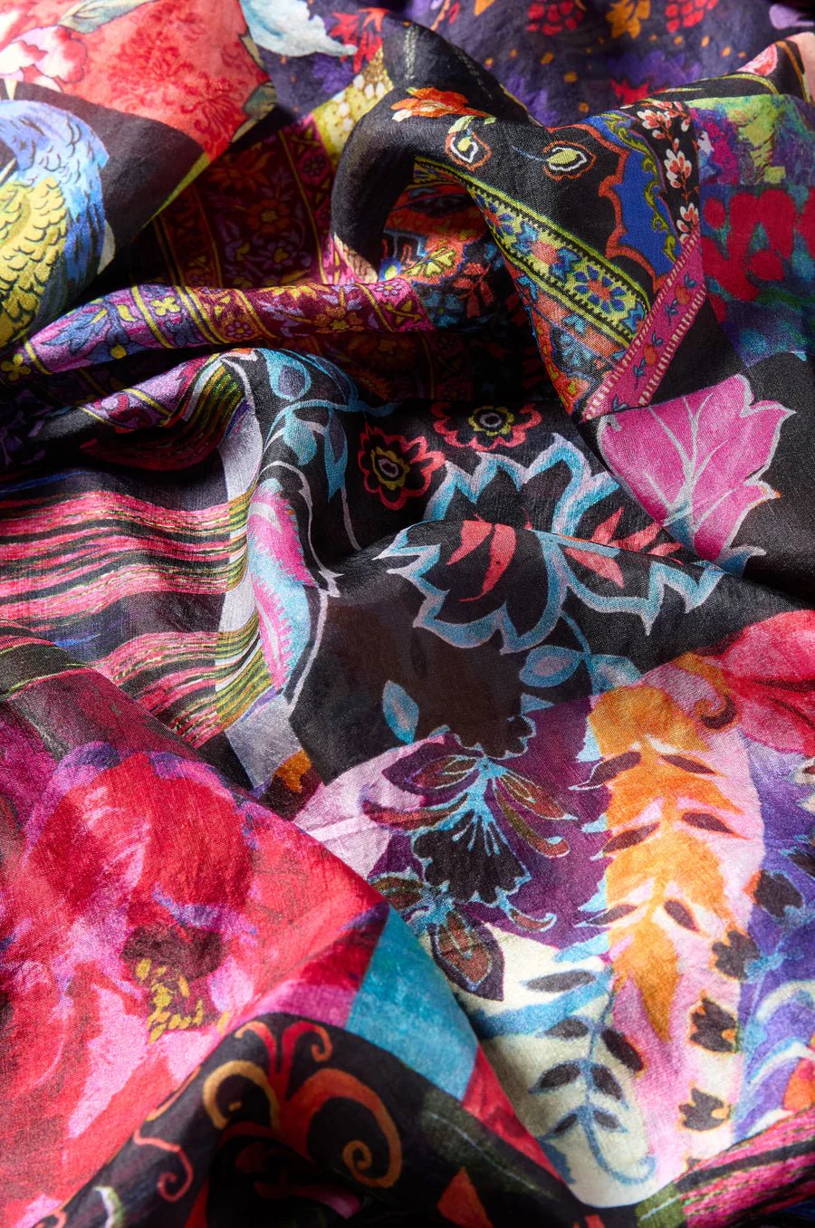 picture of Sahara Winter Patchwork Scarf - Multi - Number Two - womens - fashion - accessories - Sahara 4